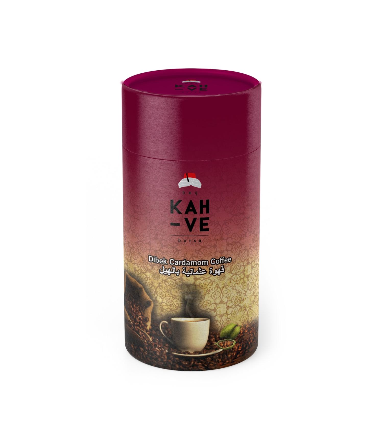 Bey Coffee Cardamom Dibek Coffee Cylinder 250 G
