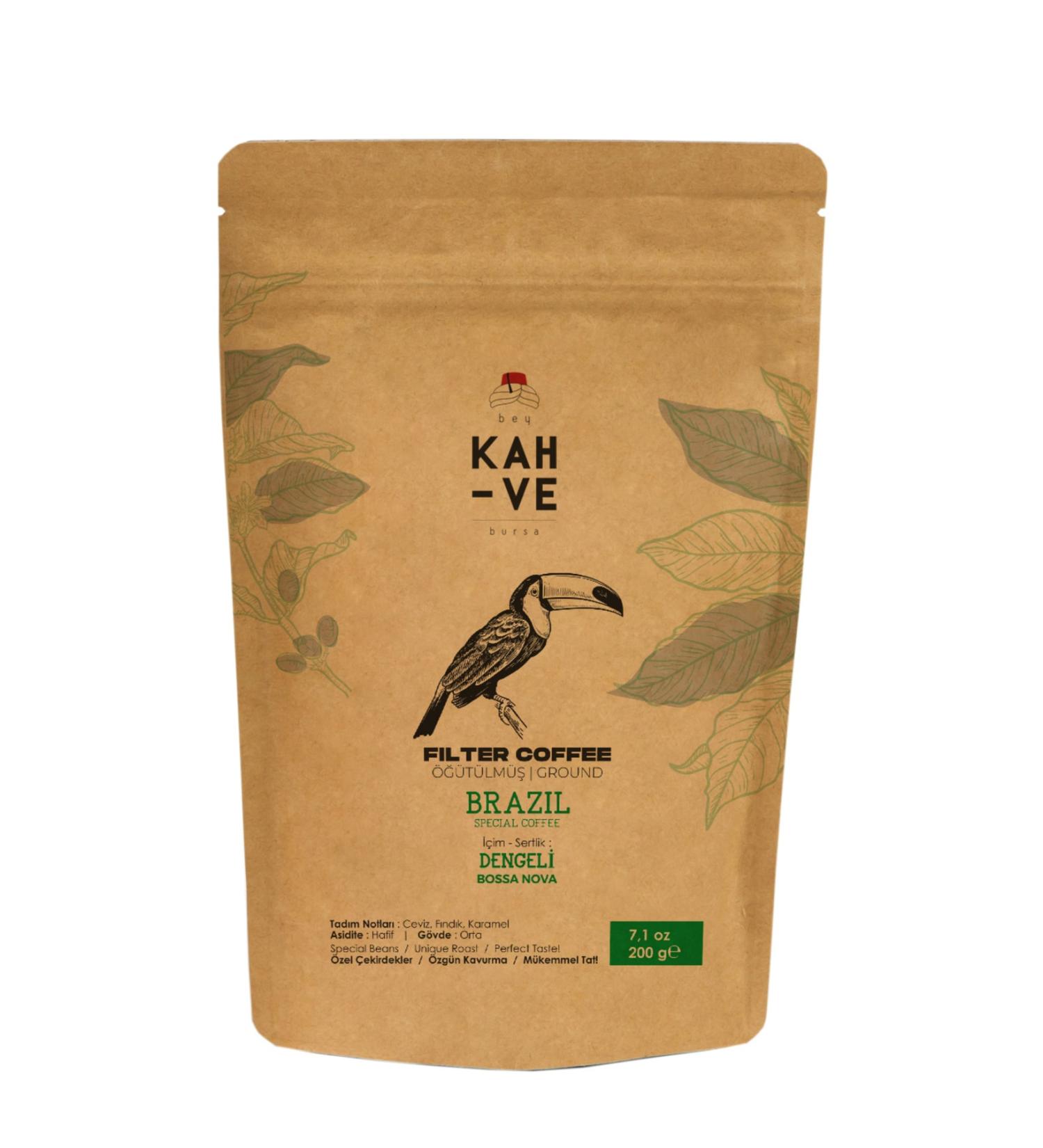 Bey Coffee Brazil Bossa Nova Filter Coffee 200 gr