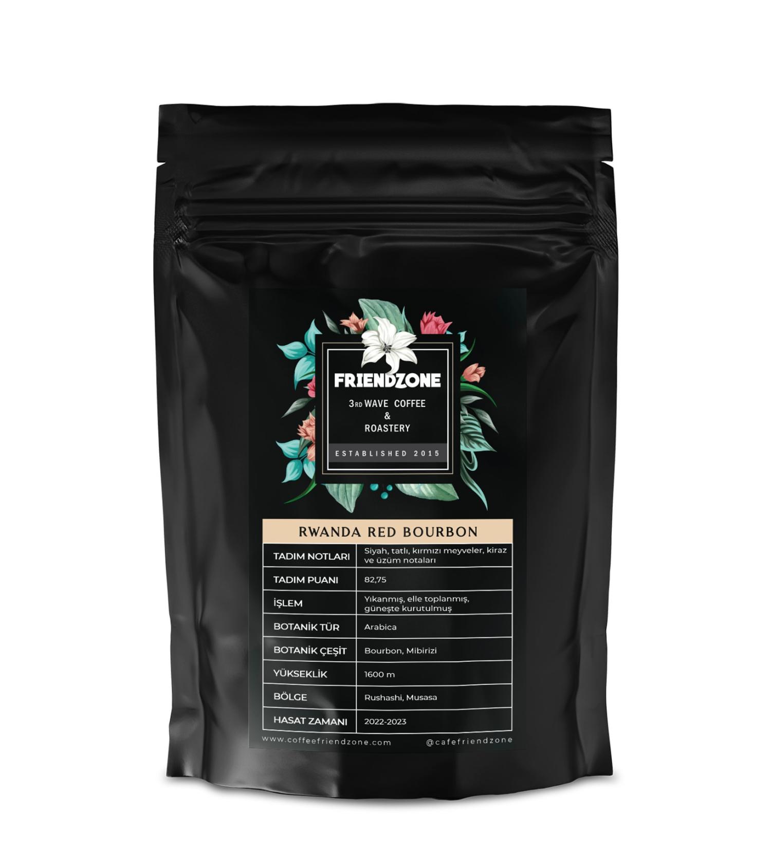 Friendzone 3rd Wave Coffee & Roastery Rwanda Musasa Red Bourbon Local Coffee 500 gr