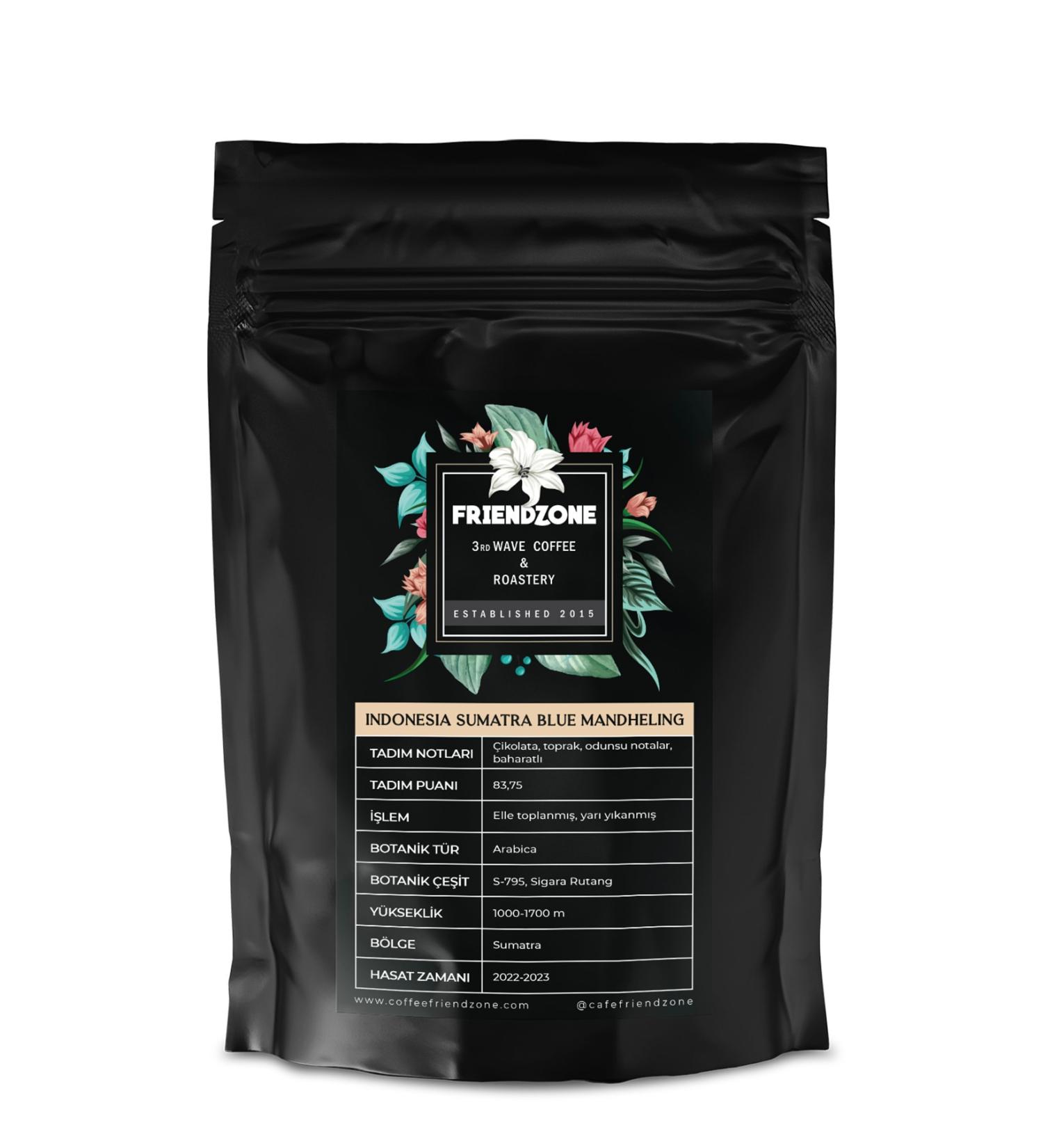 Friendzone 3rd Wave Coffee & Roastery Indonesia Sumatra Blue Mandheling Local Coffee 250 Gr