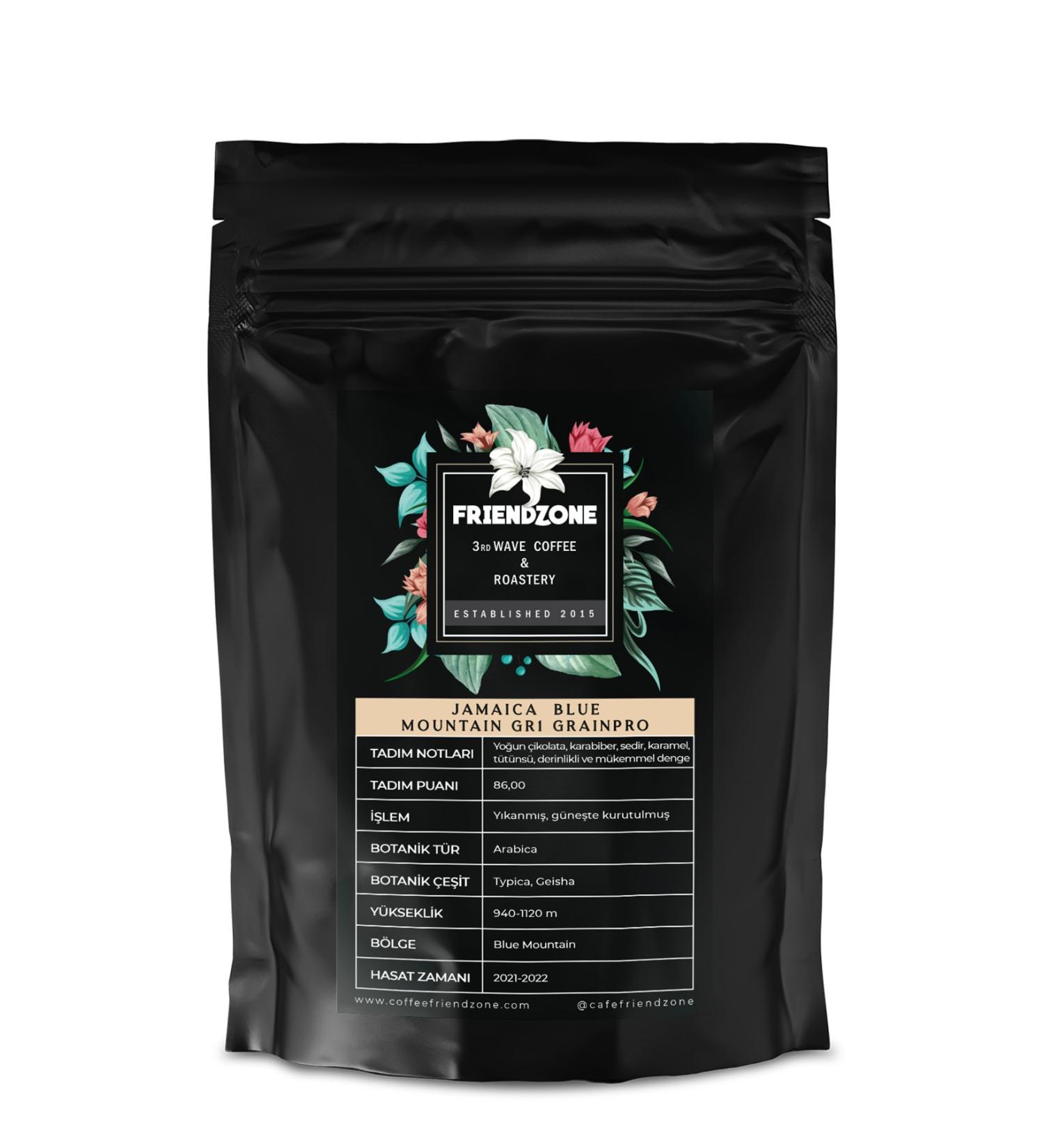 Friendzone 3rd Wave Coffee & Roastery Jamaica Blue Mountain Local Coffee 500 gr