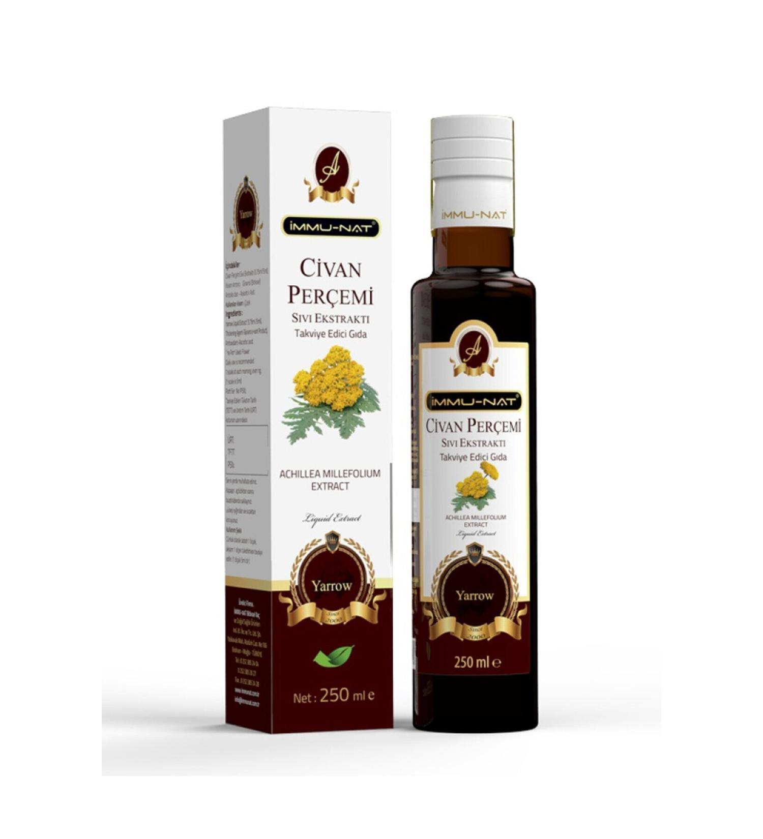 Immu-Nat Yarrow Liquid Extract 250ml