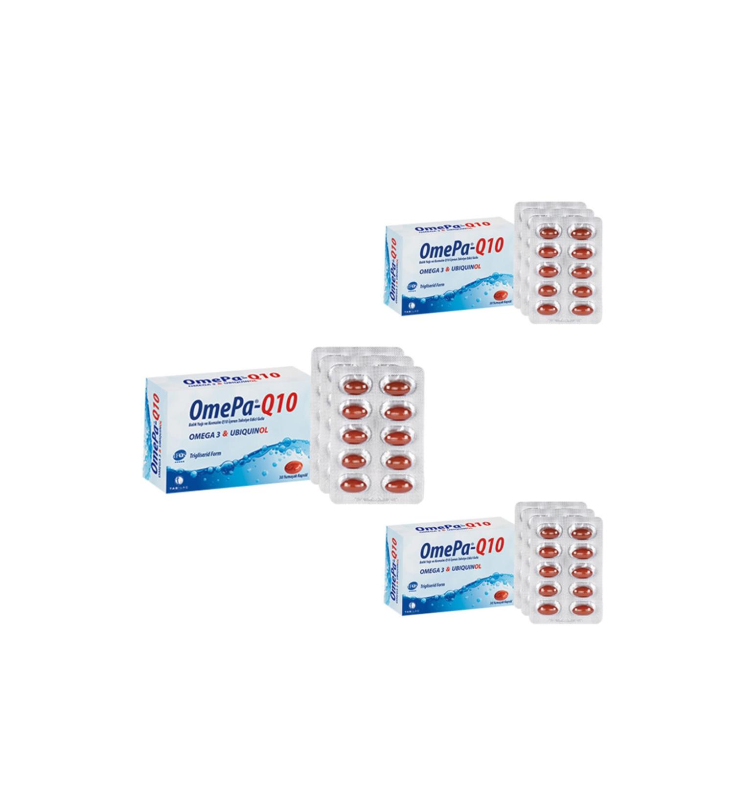 Omepa Q10 30 Capsules X3 Pieces