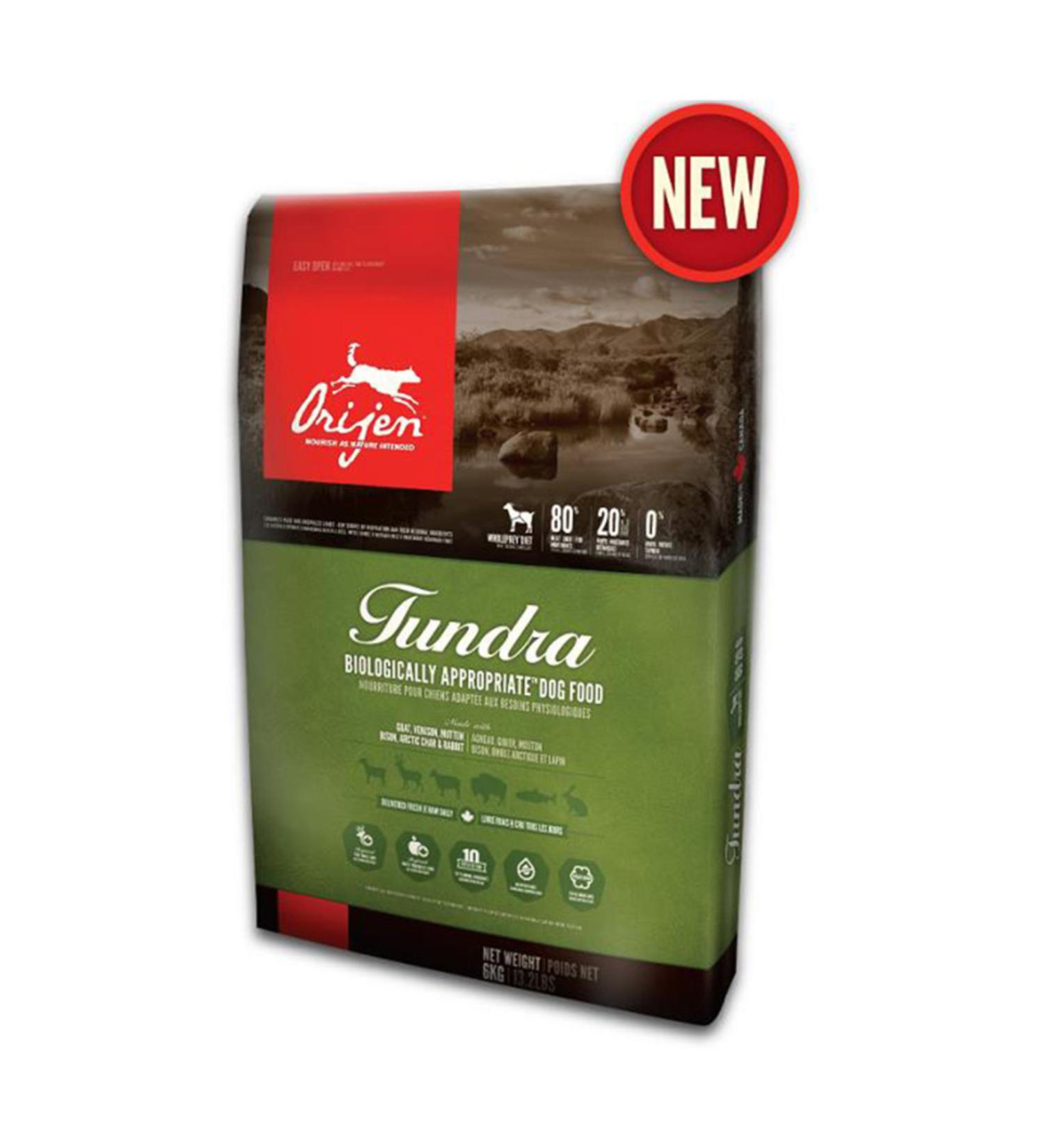 Orijen Tundra Grain-Free 7 Different Mixed Meat Dog Food 11.4 Kg