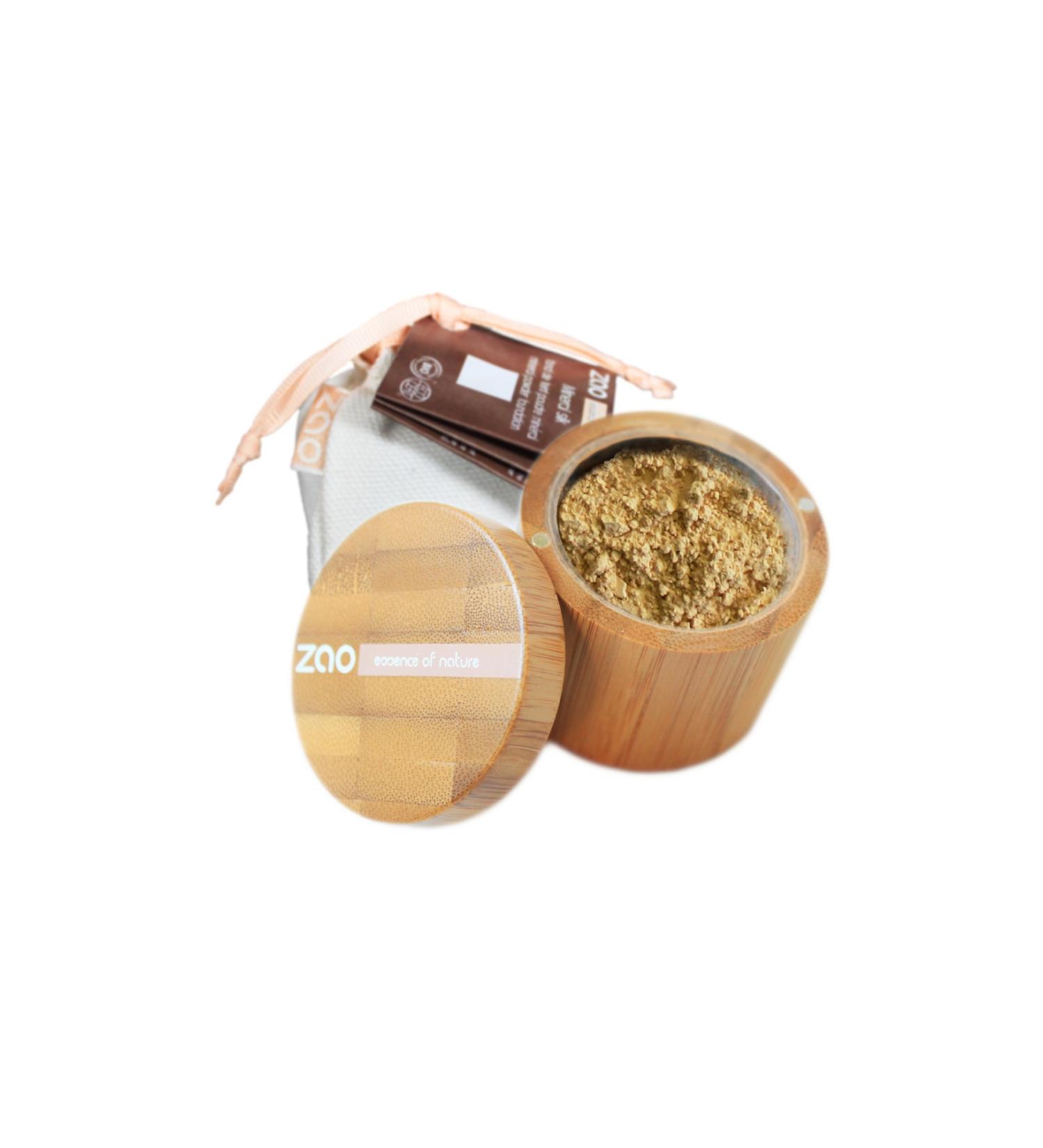 Zao Organic Loose Powder - Bamboo Mineral Silk 507 Very Light Ocher 15 g 3700756605074