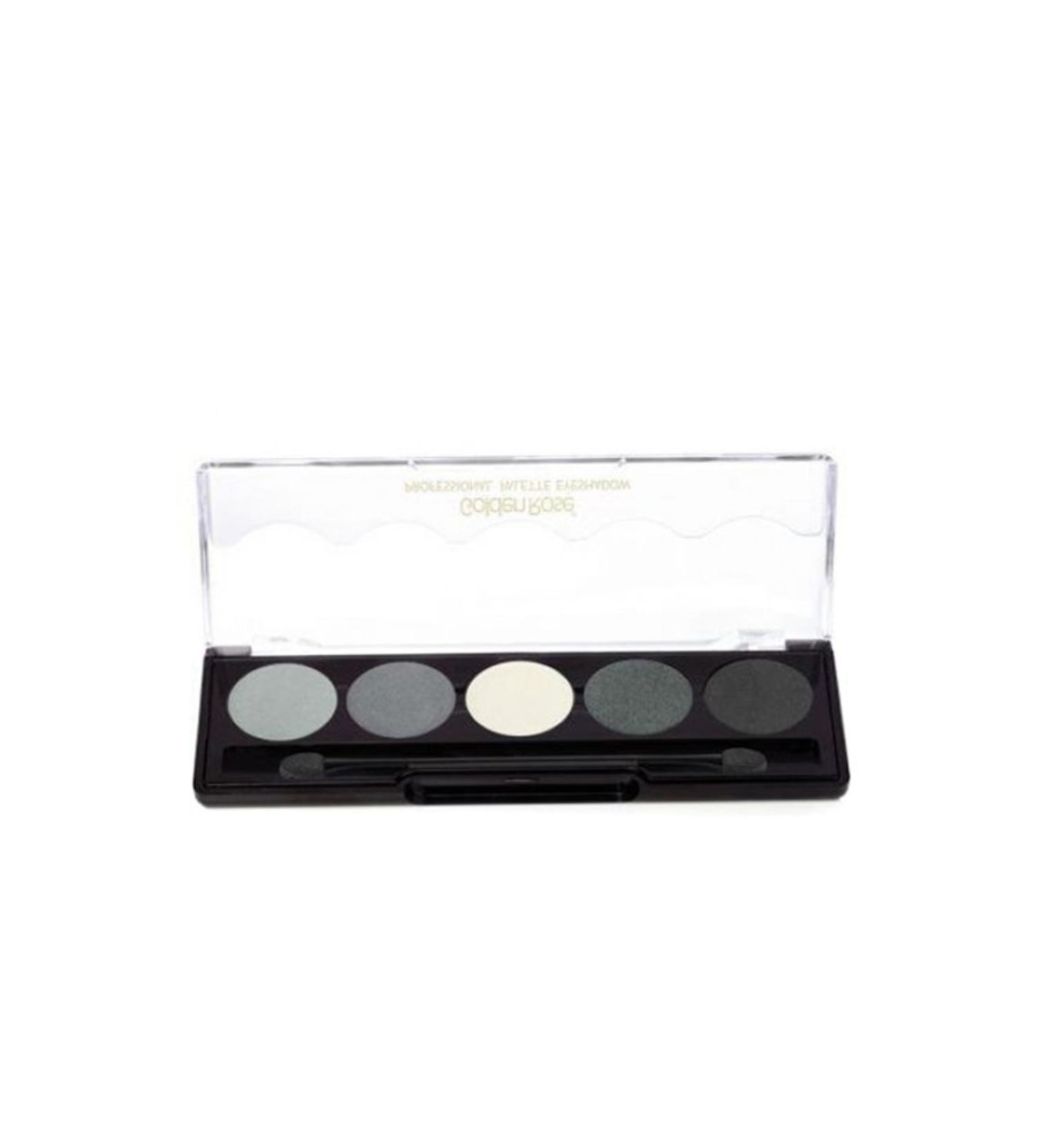 Golden Rose 5-Pack Eyeshadow - Professional Palette Eyeshadow No: 104 Gray Line 8691190071042