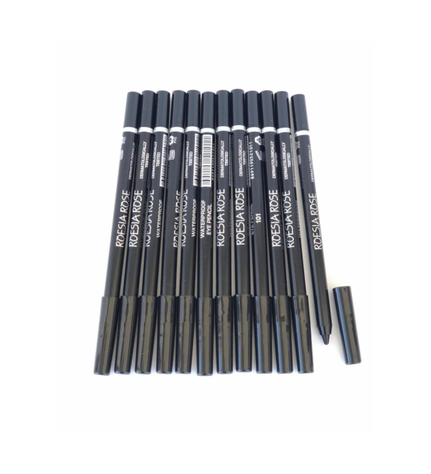 AILY COSMETICS Rose Ultra Oily Eye Pencil 12 Pieces