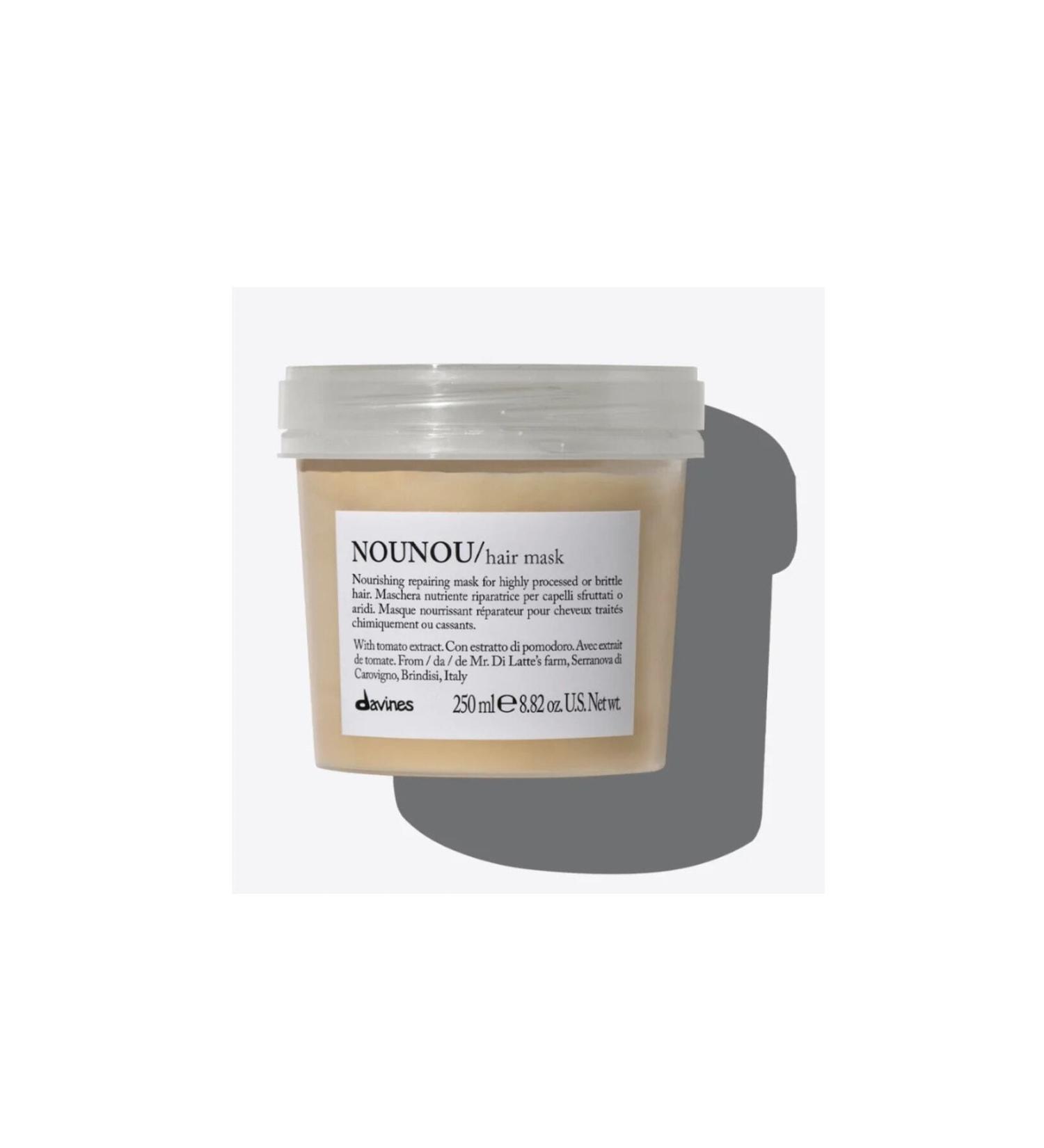 Davines Nounou Nourishing Natural Hair Mask for Damaged and Dry Hair 250 Ml