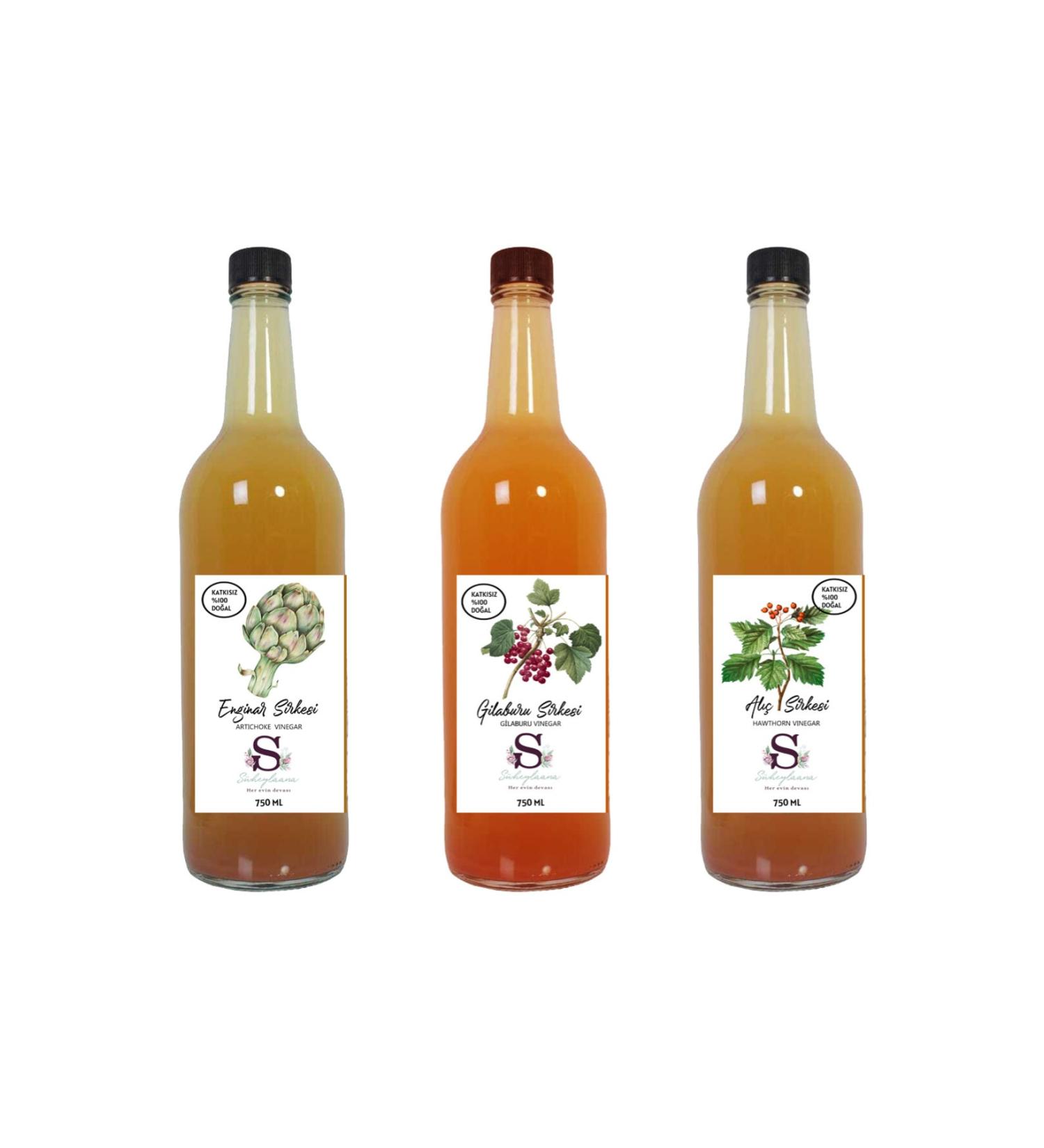 S heylaana Natural Artichoke Gilaburu and Hawthorn Vinegar 750 Ml