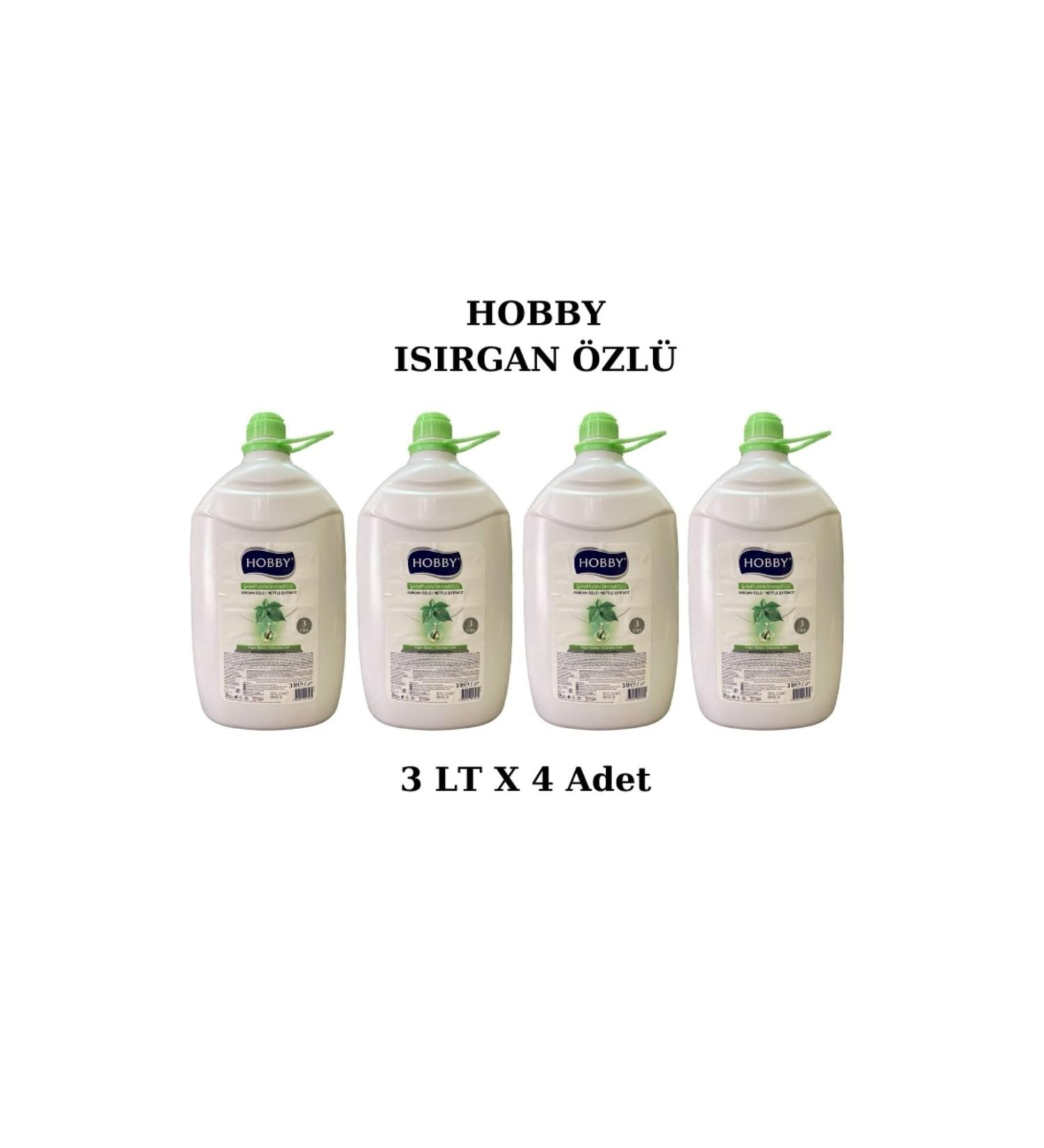 Hobby Nettle Essence Shampoo 3 Liters X 4 Pieces