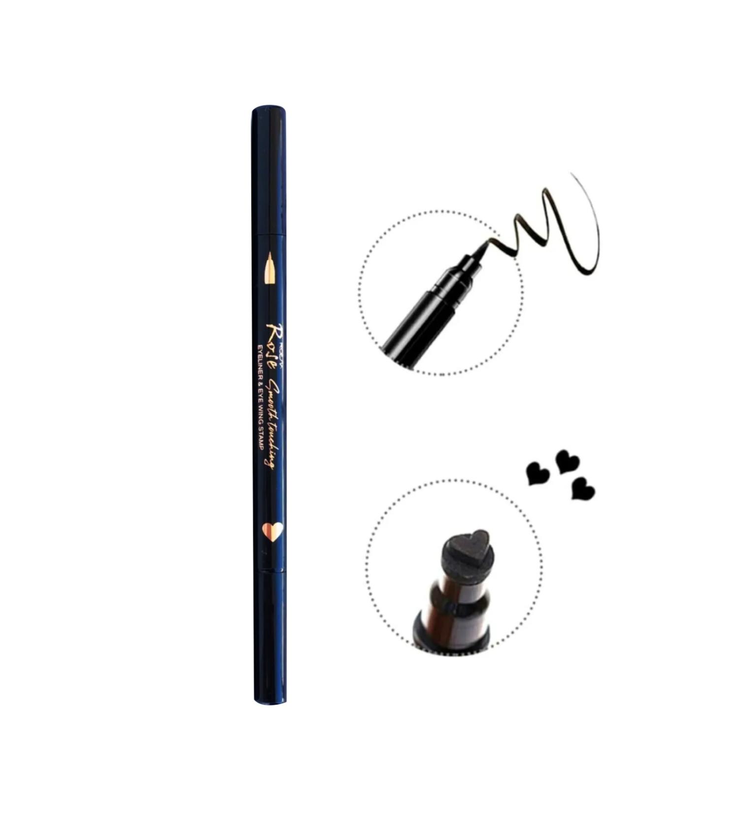 Roesia Rose One Side Pencil One Side Heart Shaped Eyeliner