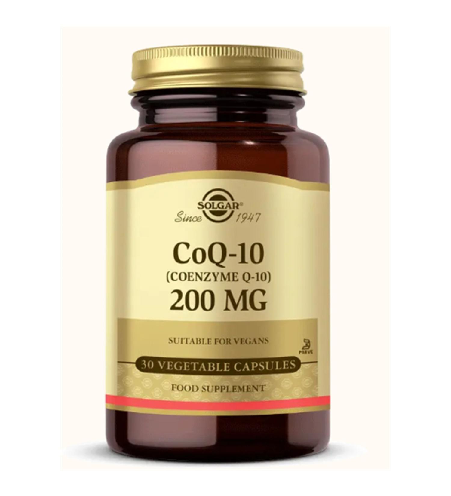 Solgar Coq-10 (coenzyme Q10) 200mg 30 V-caps