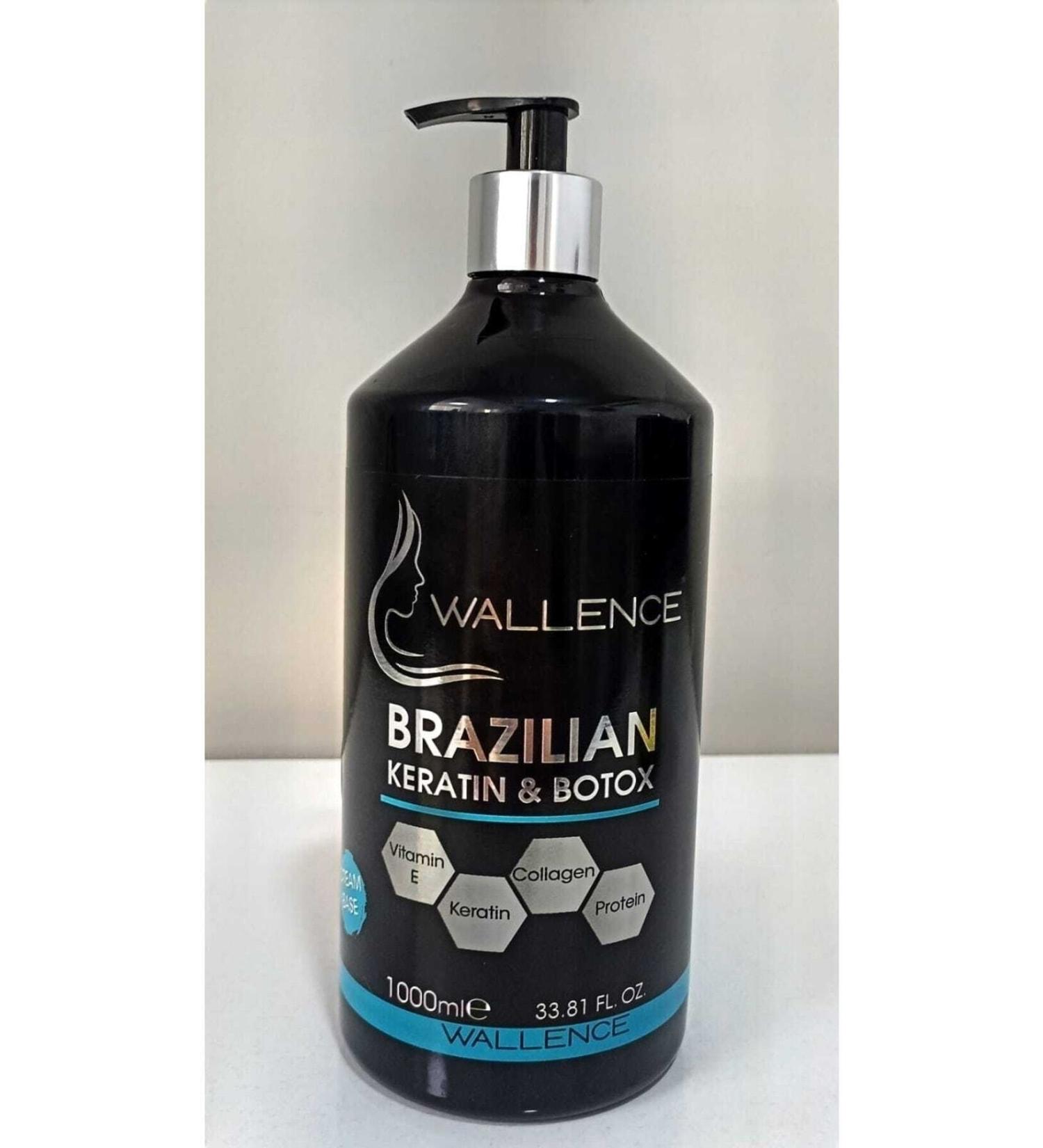 Wallence Keratin & Botox for Straight Hair for Up to 6 Months After Application 1000 Ml - Buy Online on GoSupps.com