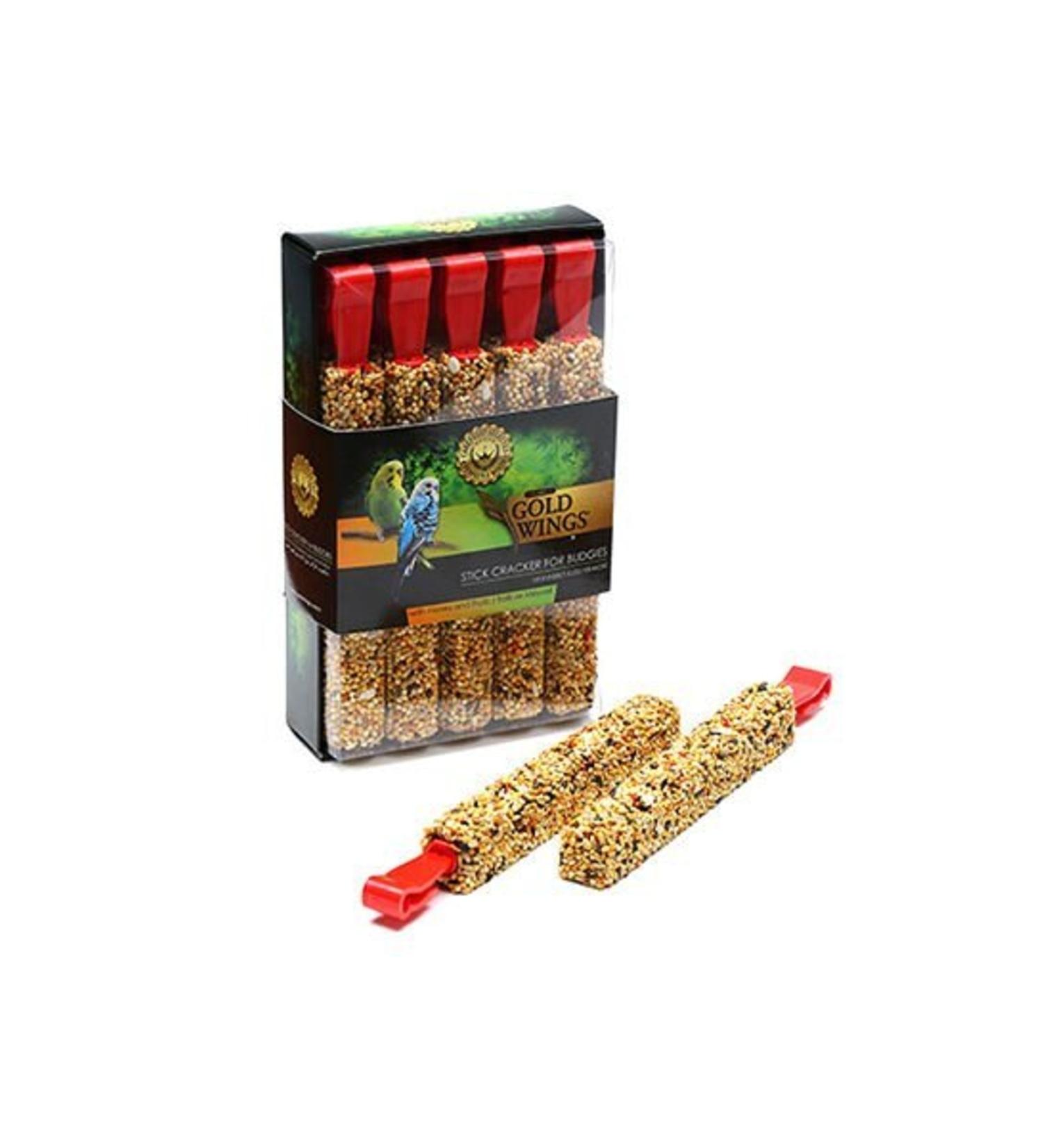 Gold Wings Honey and Fruit Budgie Crackers 10 Pieces