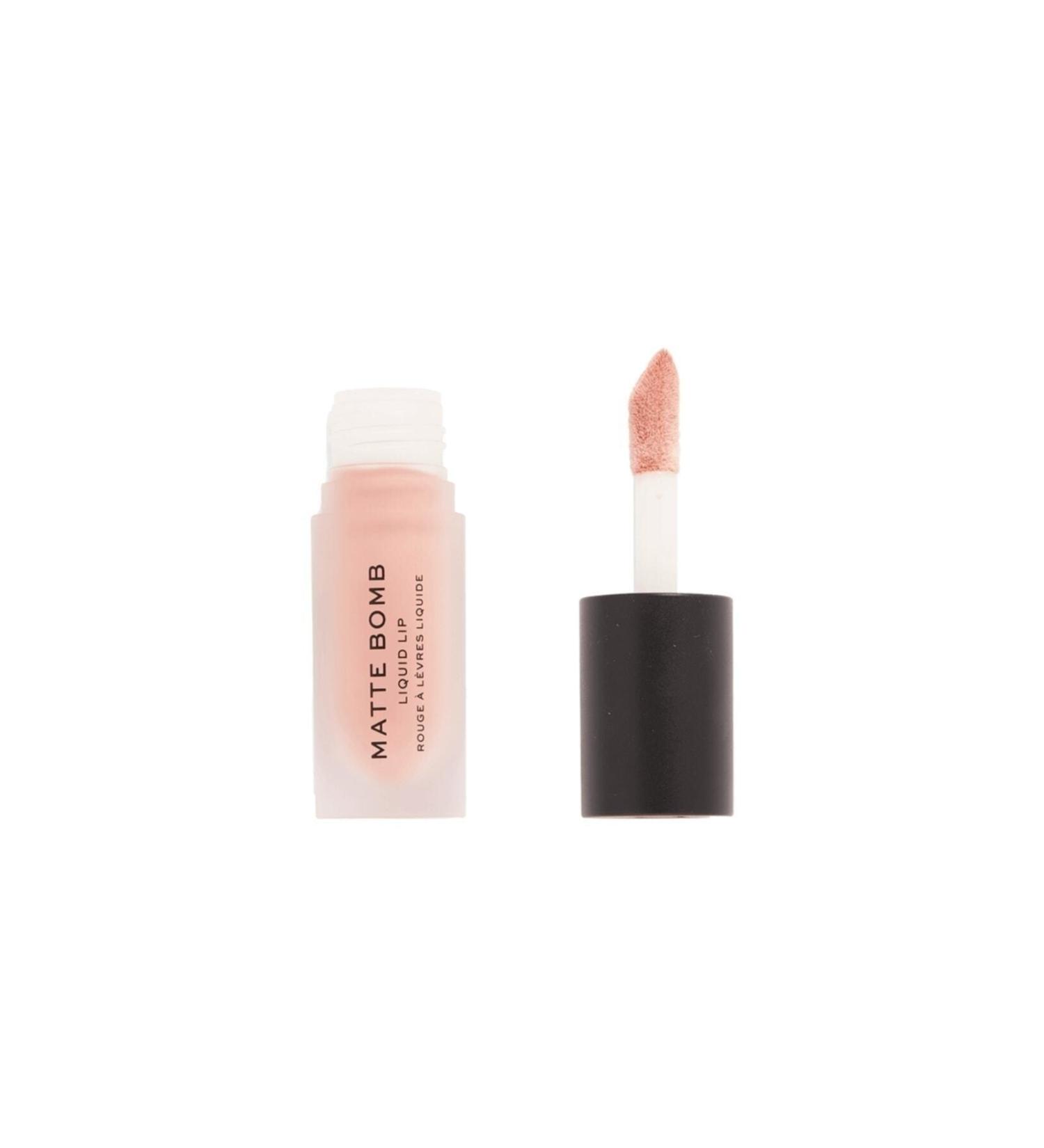 Revolution Matte Bomb Liquid Lipstick Nude Allure (Long Lasting)