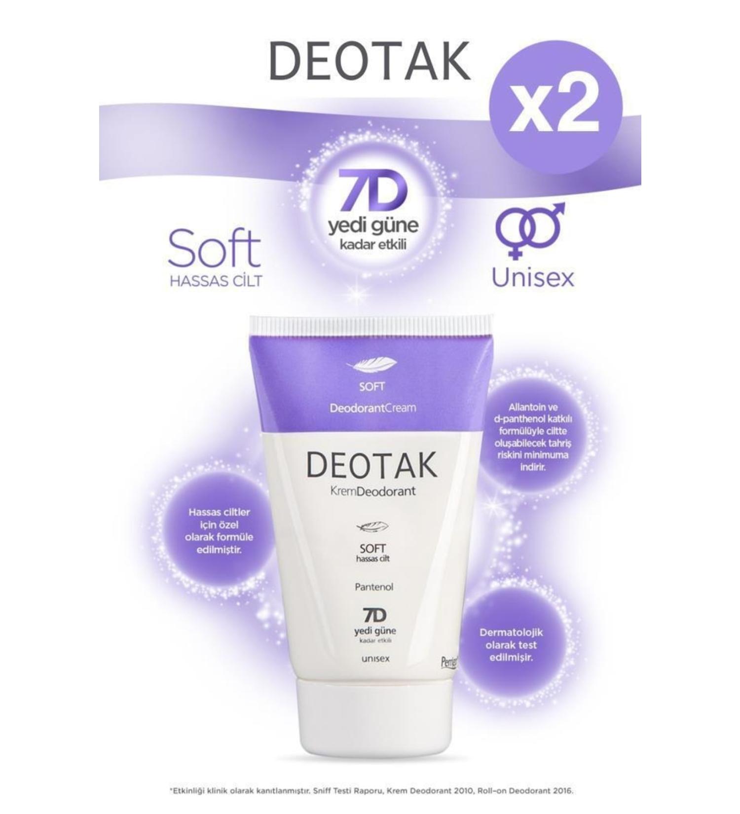 Deotak Deodorant Cream Sensitive 35 Ml