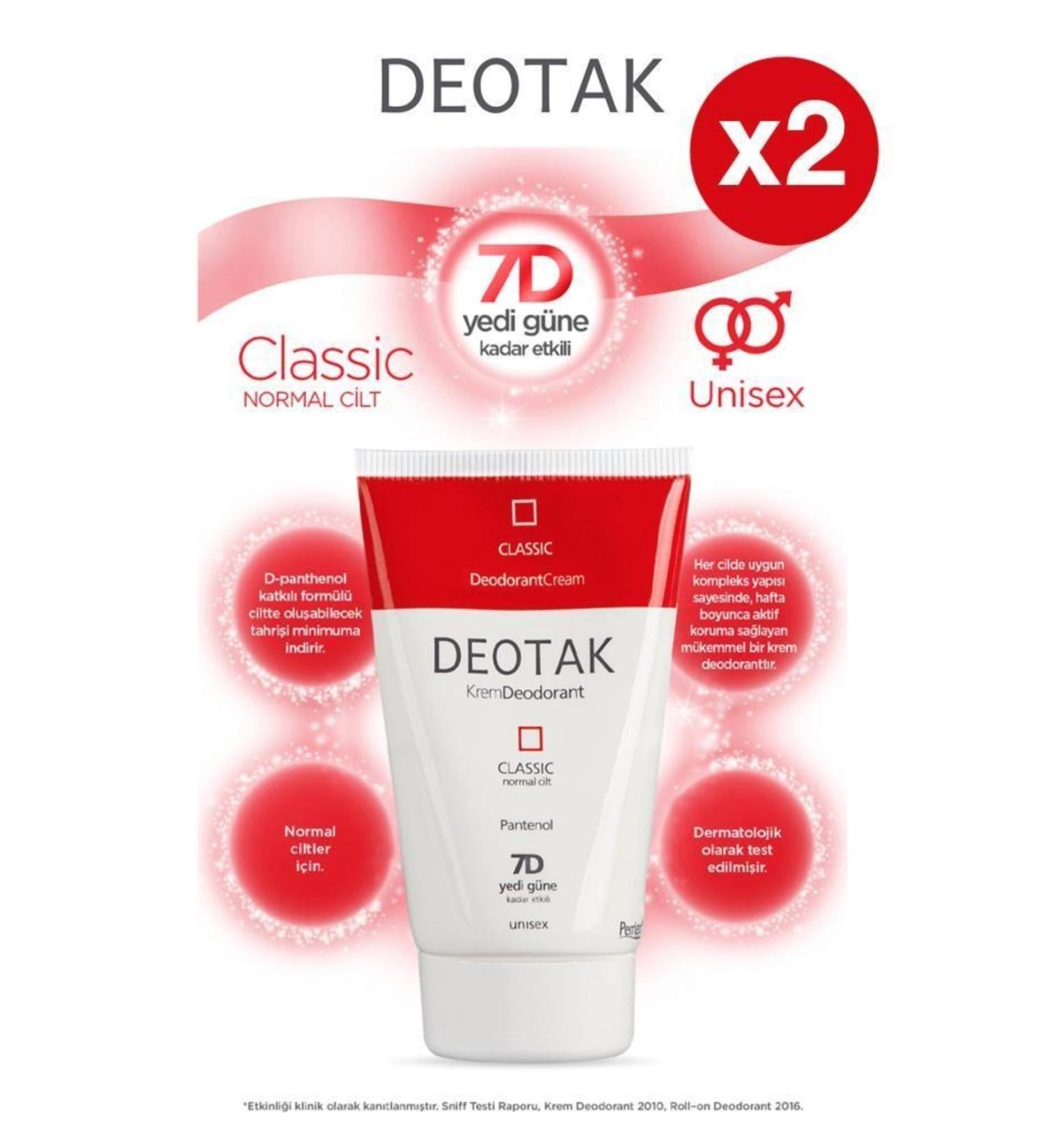 Deotak Deodorant Cream Classic 35 Ml