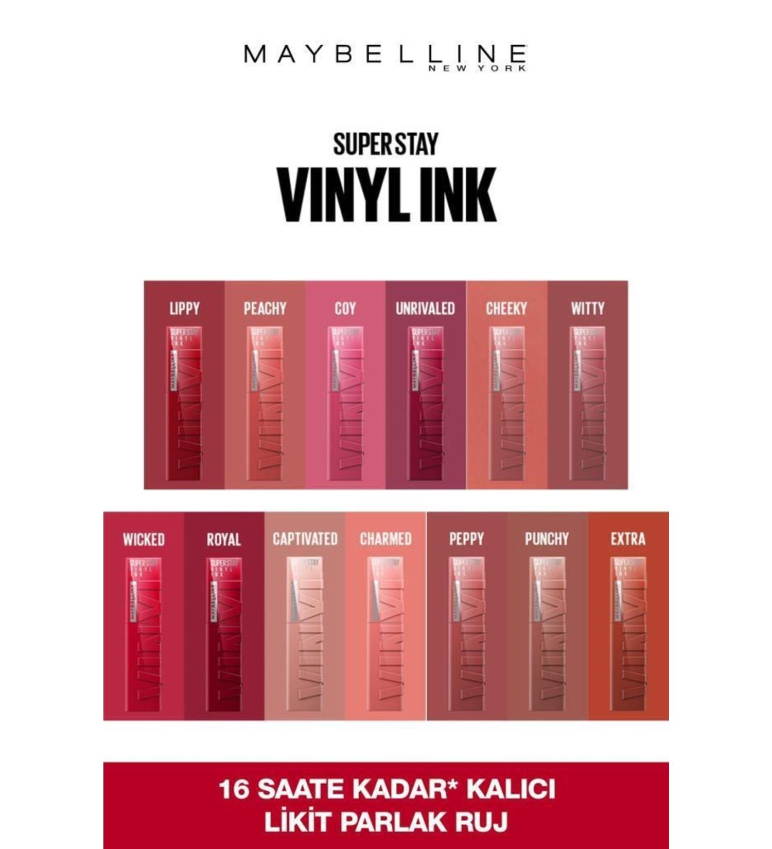 Maybelline New York Long-Lasting Shiny Liquid Lipstick Series 13 - Buy Online on GoSupps.com