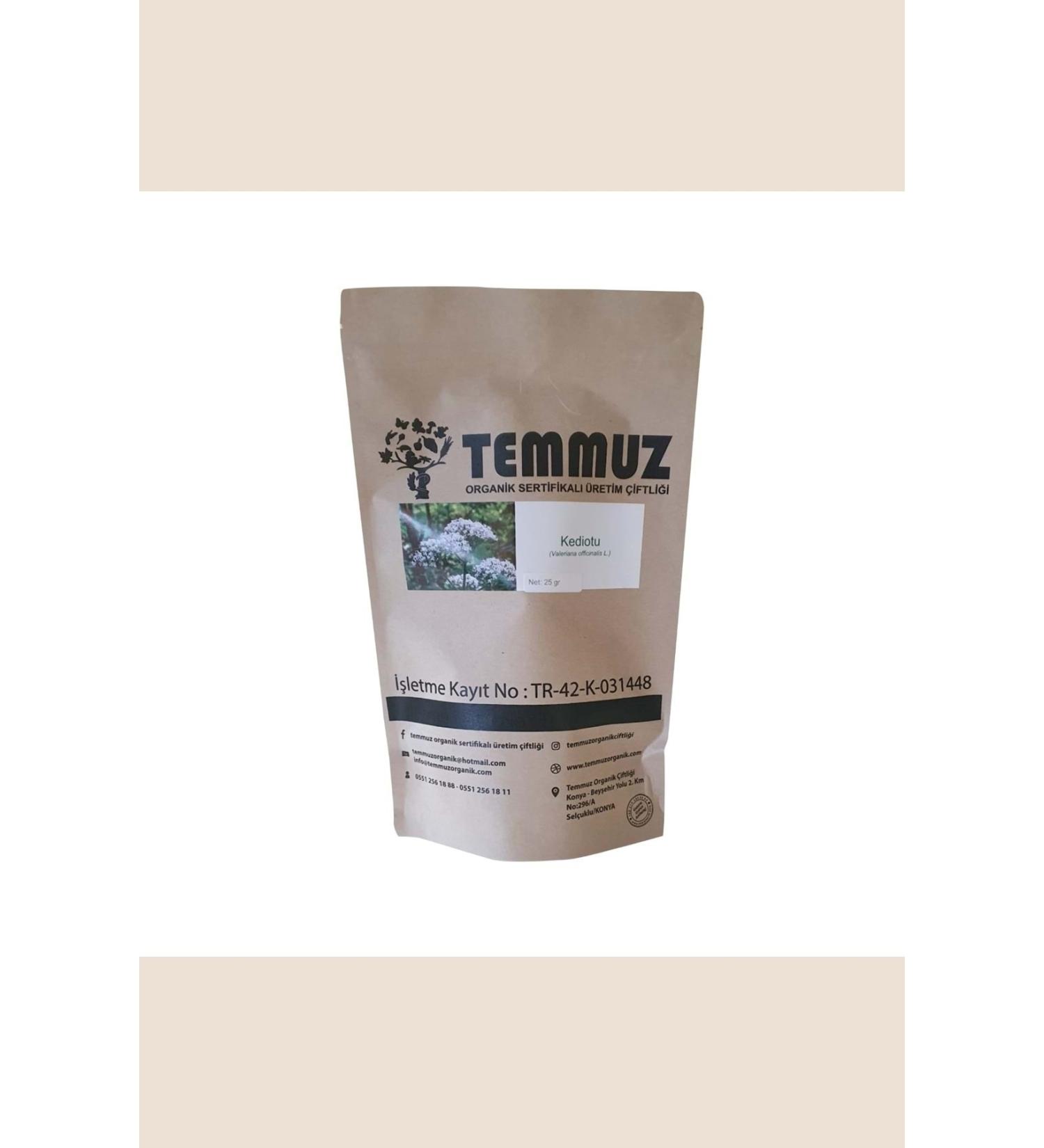 JULY ORGANIC Valerian (Cat Herb) 25 Gr