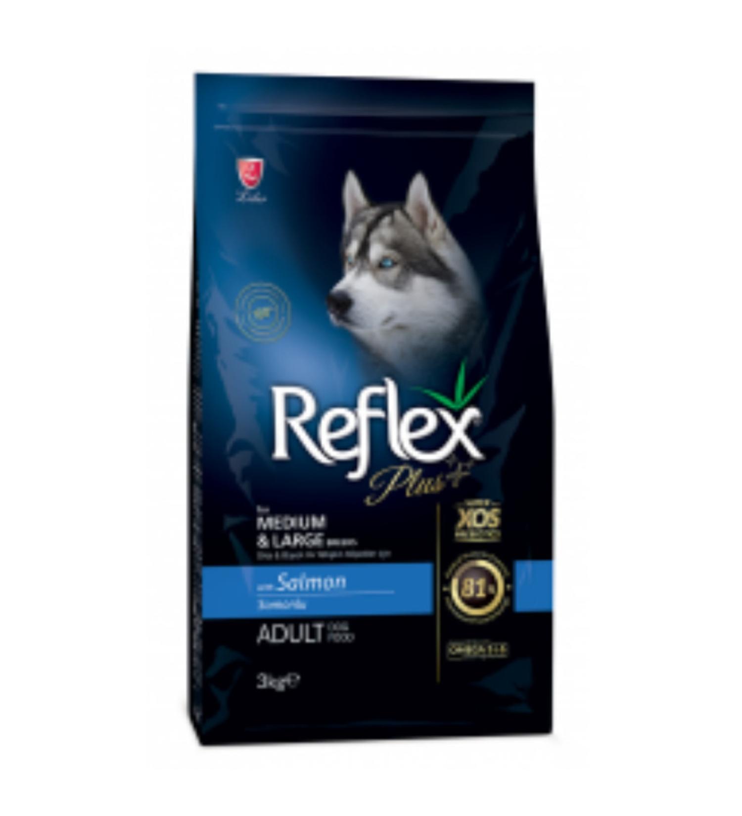 Reflex Plus Adult Dog Food with Salmon 3 Kg