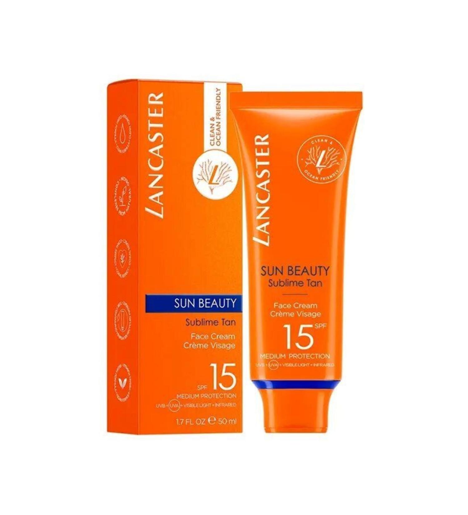 Lancaster Antioxidant Rich Sunscreen Face Cream (15 Spf 50 Ml)