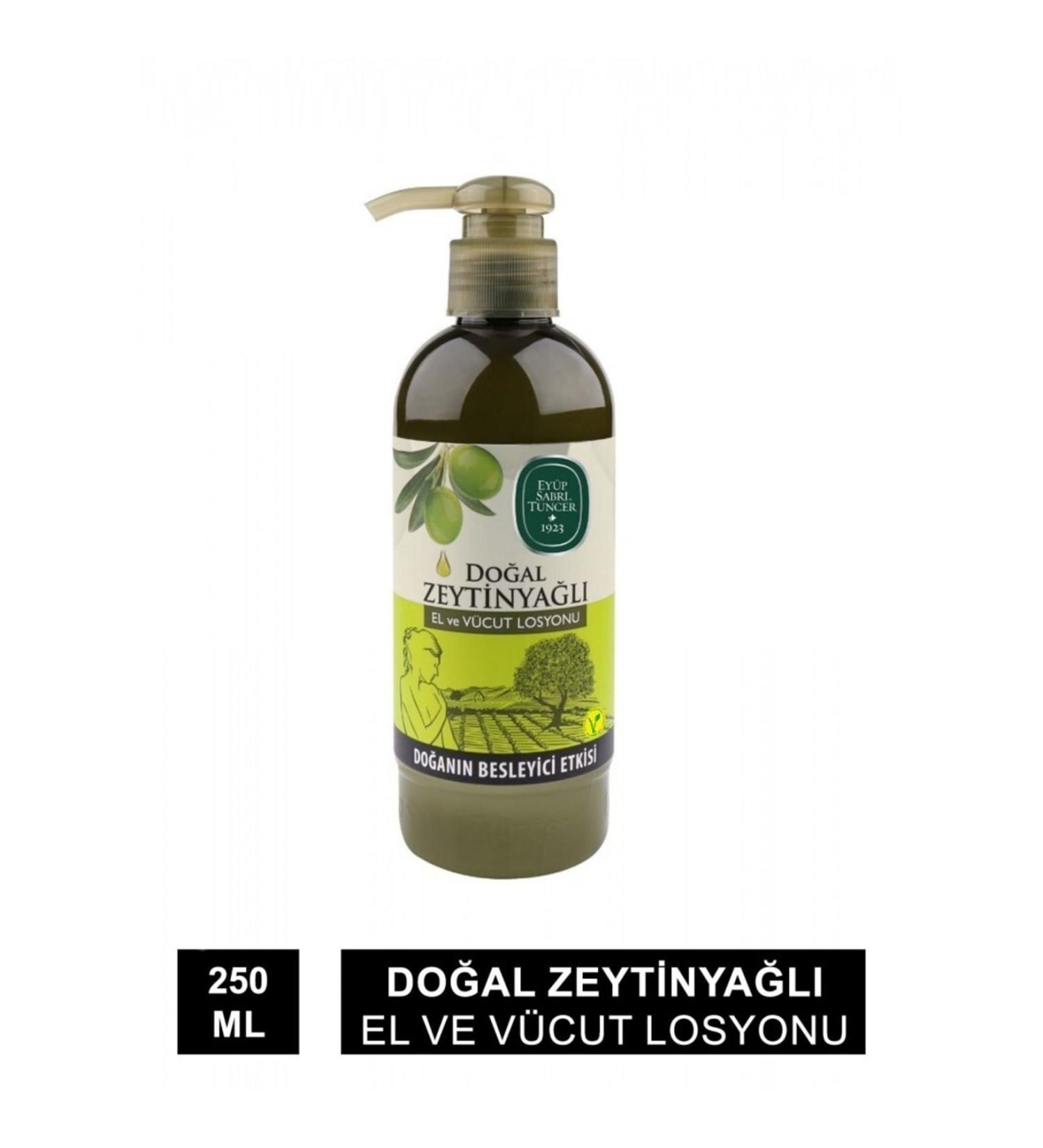 Ey p Sabri Tuncer Natural Olive Oil Hand and Body Lotion 250 Ml-2 Pieces