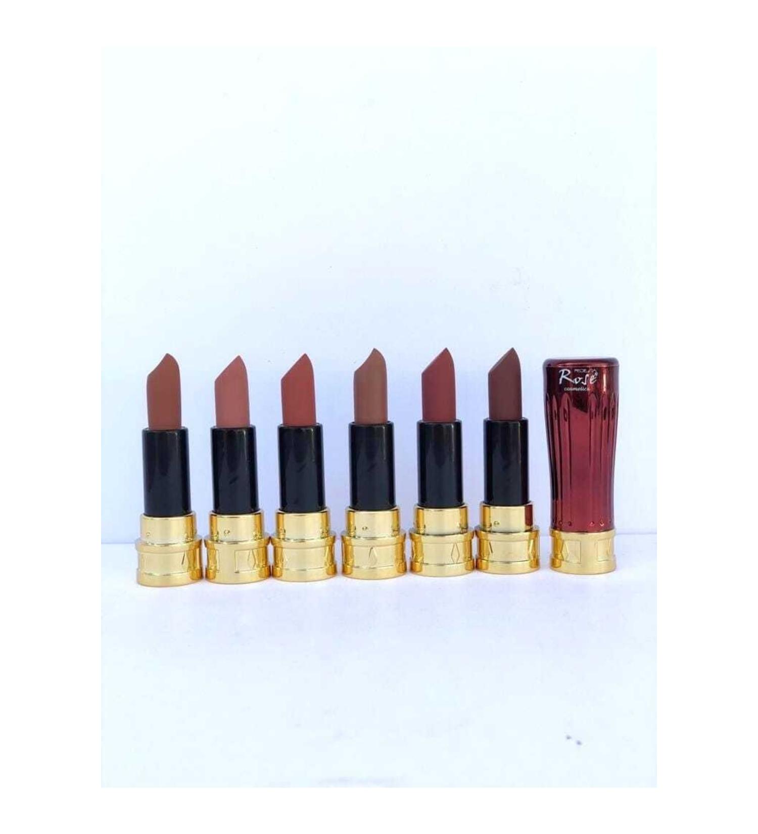 AILY COSMETICS Rose Wild Matt 6 Colors 6-Piece Lipstick Series