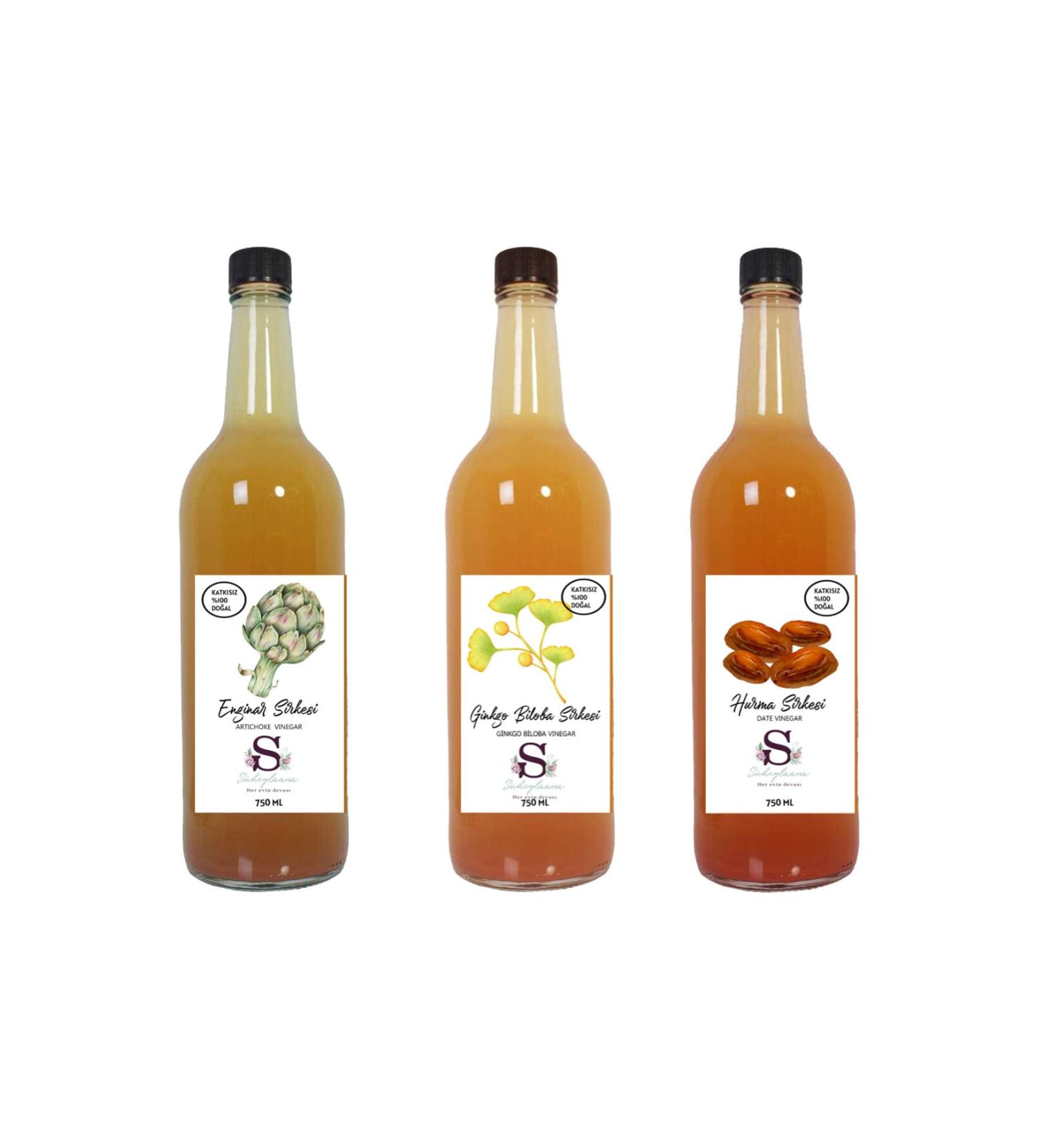 S heylaana Natural Artichoke Ginkgo Biloba and Date Vinegar 750 Ml