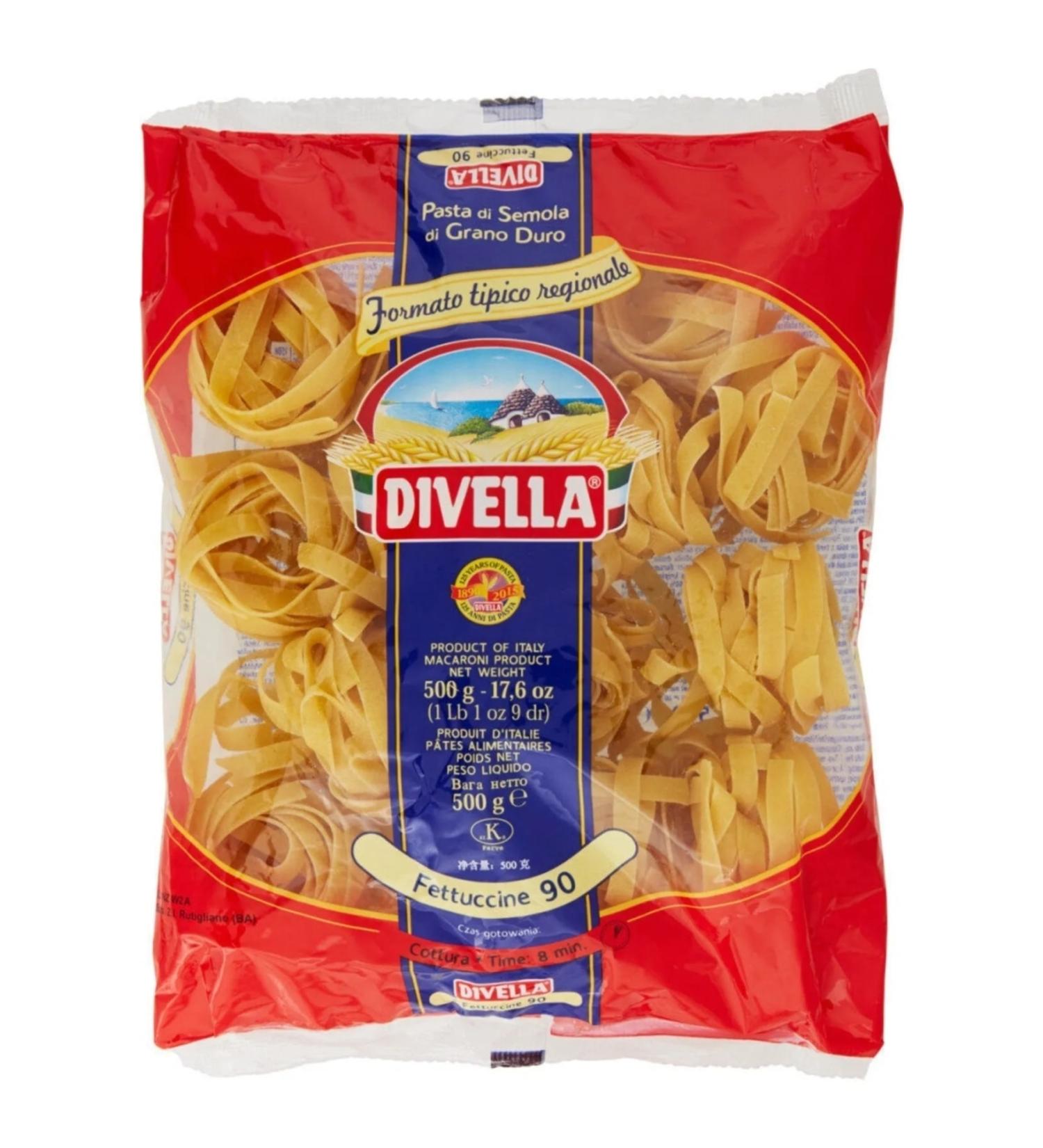 Divella Fettucine Pasta 500 GX 12 Pieces (BOX)