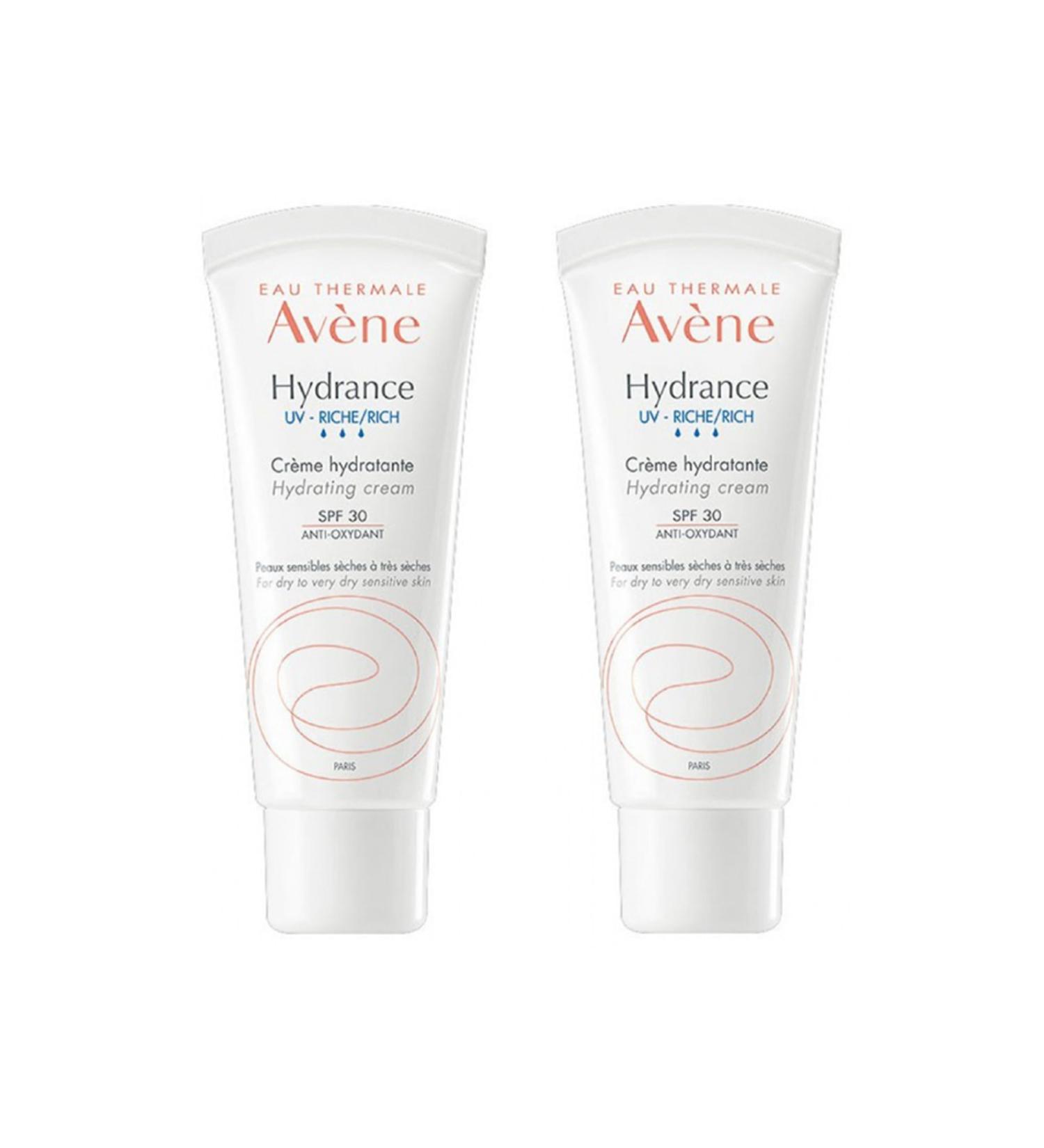 Avene Hydrance Uv- SPF 30 Rich Moisturizing Cream 40x2 Ml