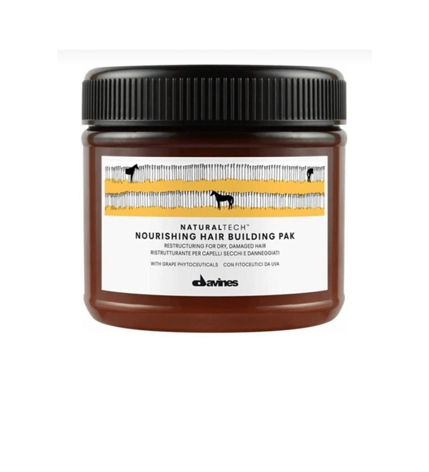 Davines 2 Pieces Nourishing Hair Pak Damaged Dry Hair Mask 250 ml