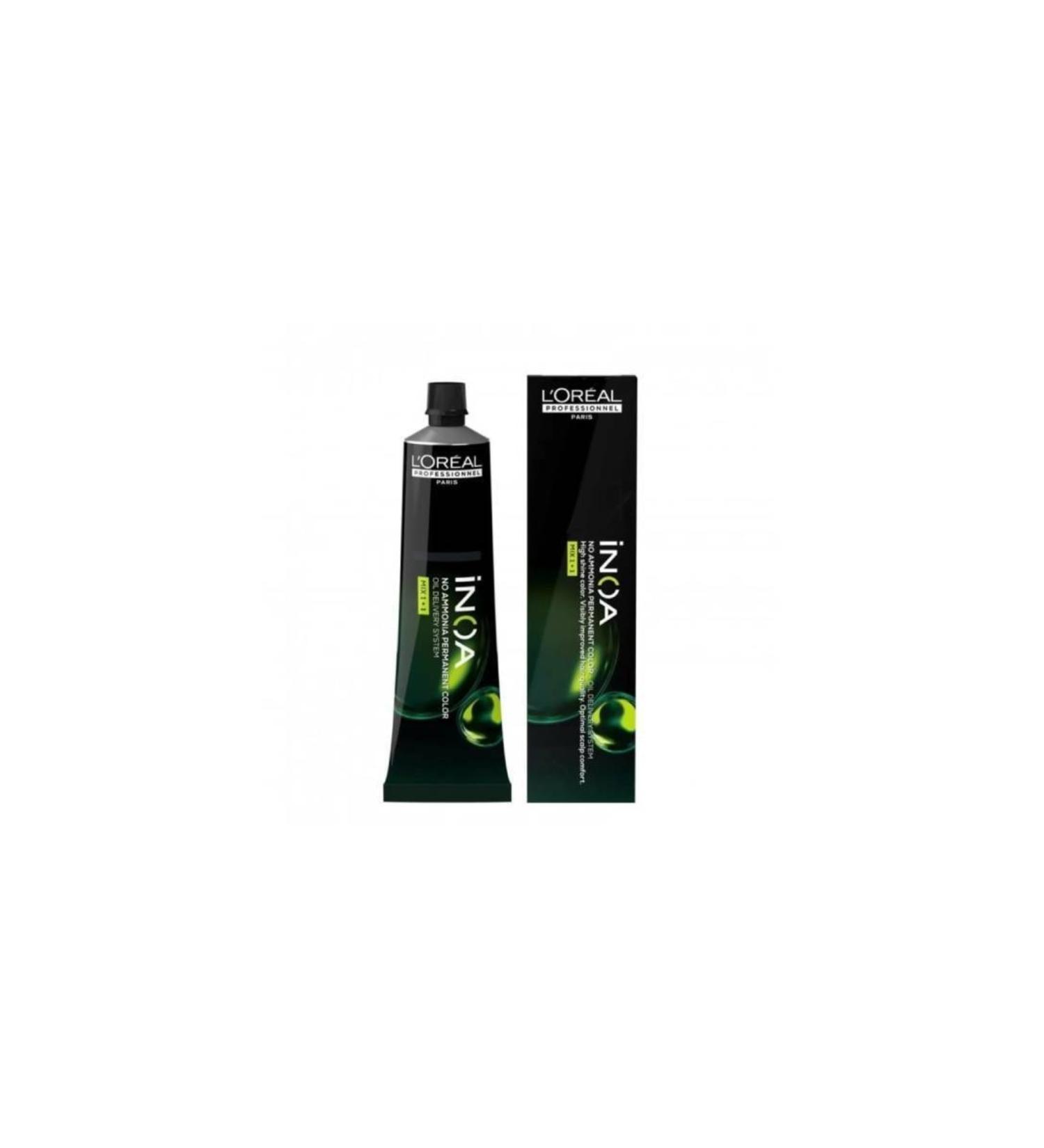 L'oreal Professionnel Inoa Original New Ammonia-Free Vegan Hair Dye 10.21 Light Blonde Irize Ash 60ml