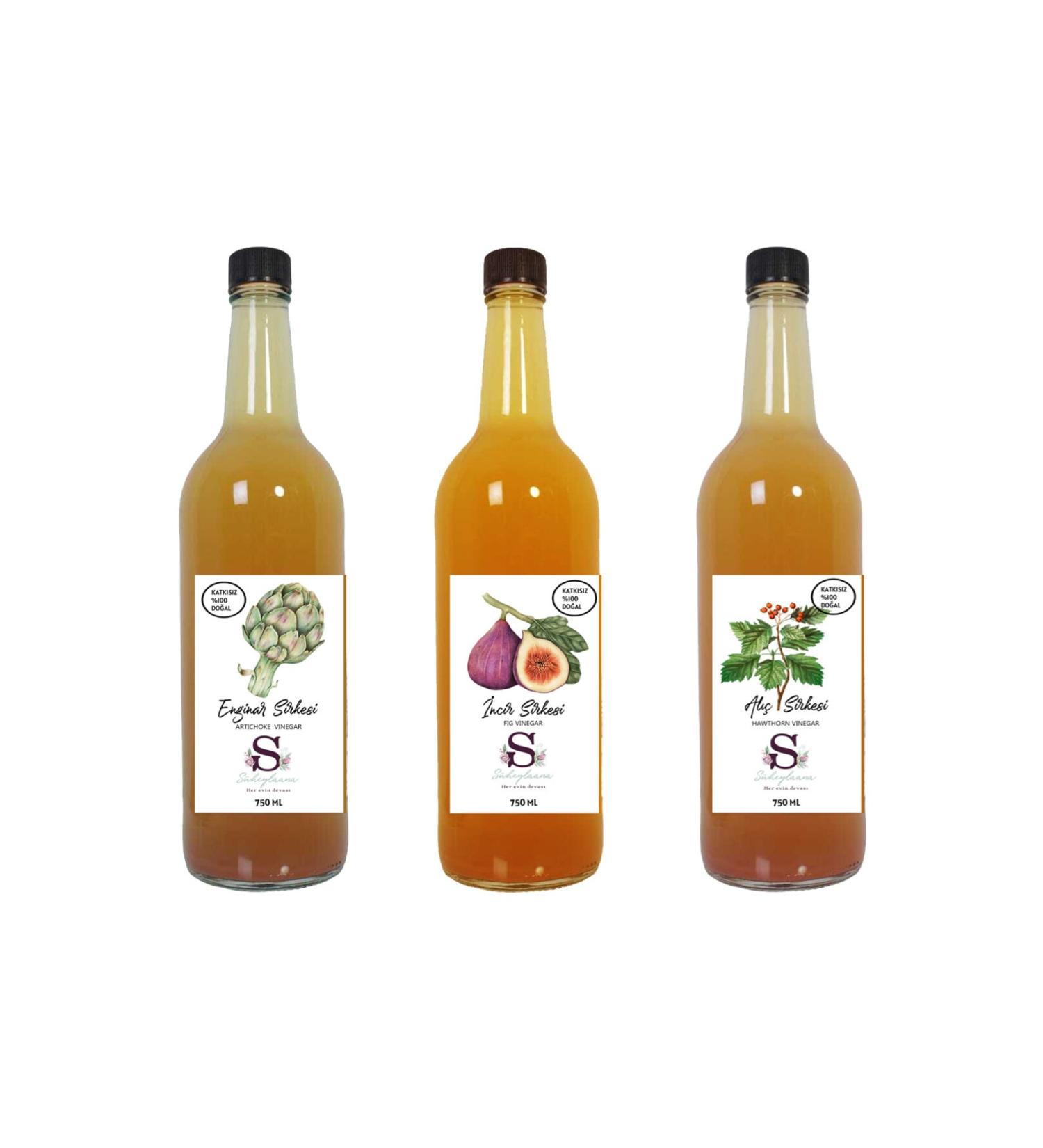 S heylaana Natural Artichoke Fig and Hawthorn Vinegar 750 Ml