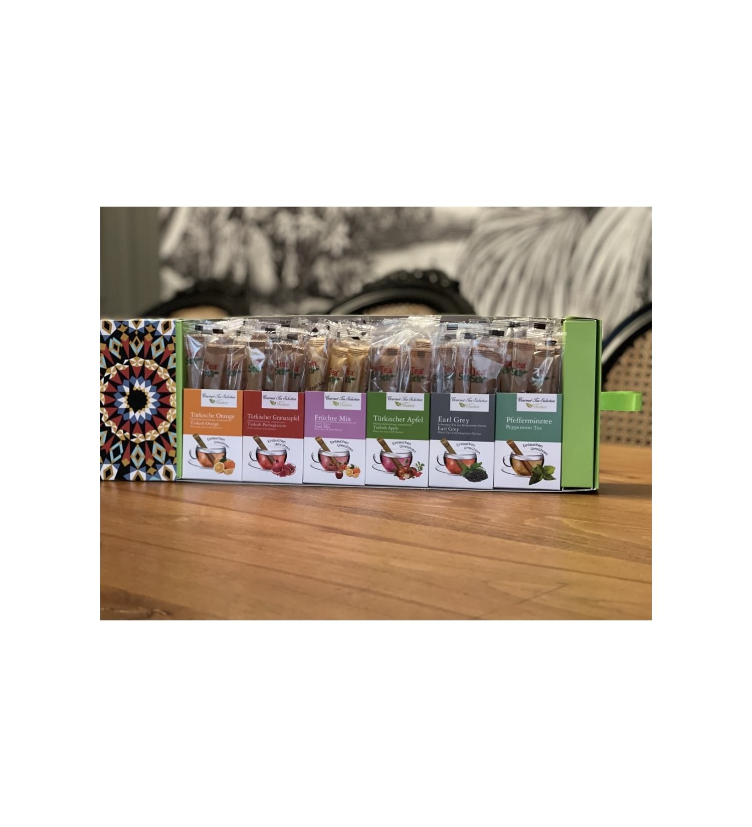 Tea Stir Gourmet Tea Selection Stick Tea 6x10 Pieces - Buy Online on GoSupps.com