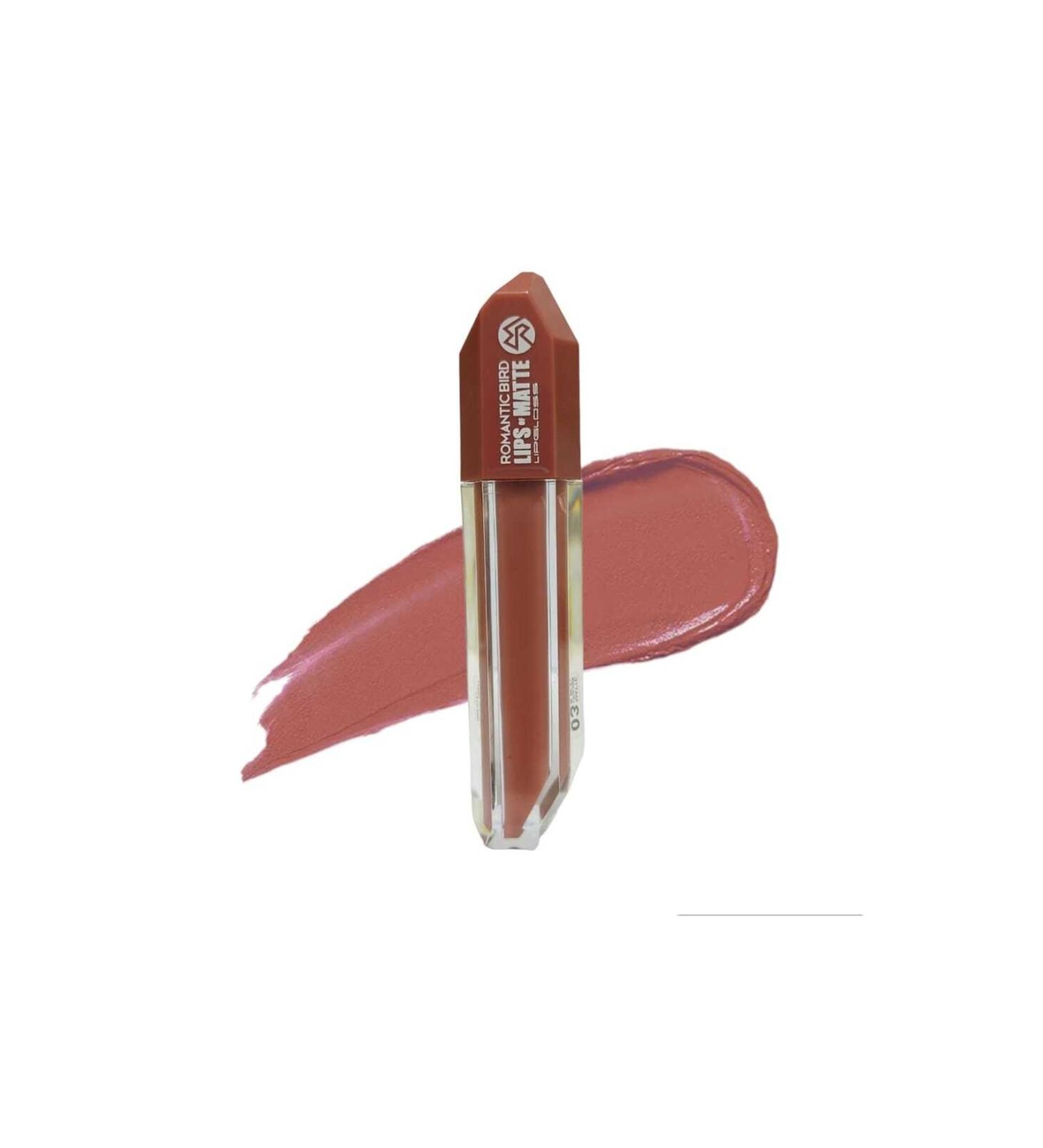 ROMANTIC BIRD Lips Of Matte Lipgloss Long Lasting Liquid Lipstick - Buy Online on GoSupps.com