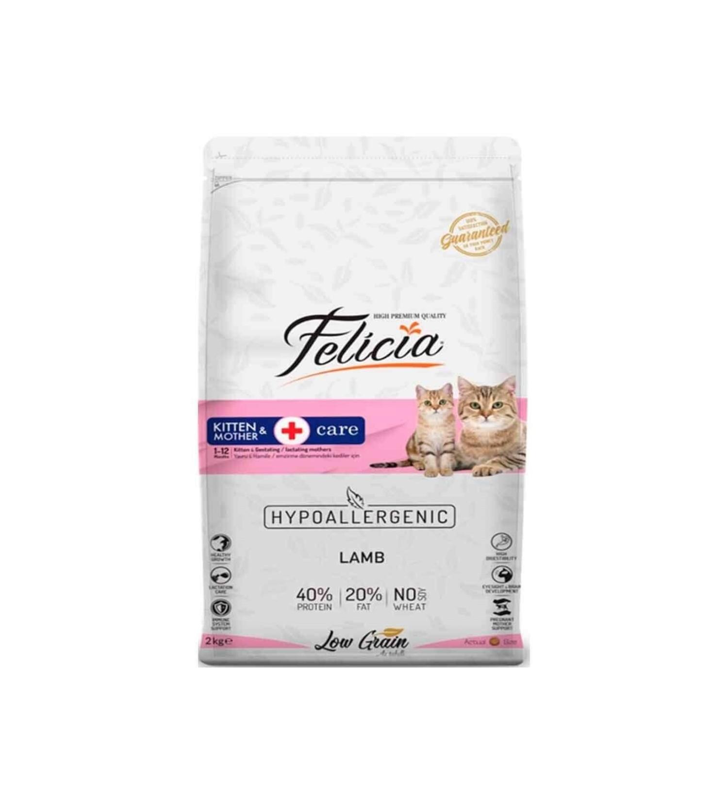 Felicia Low Grain Lamb Kitten Food 12 kg