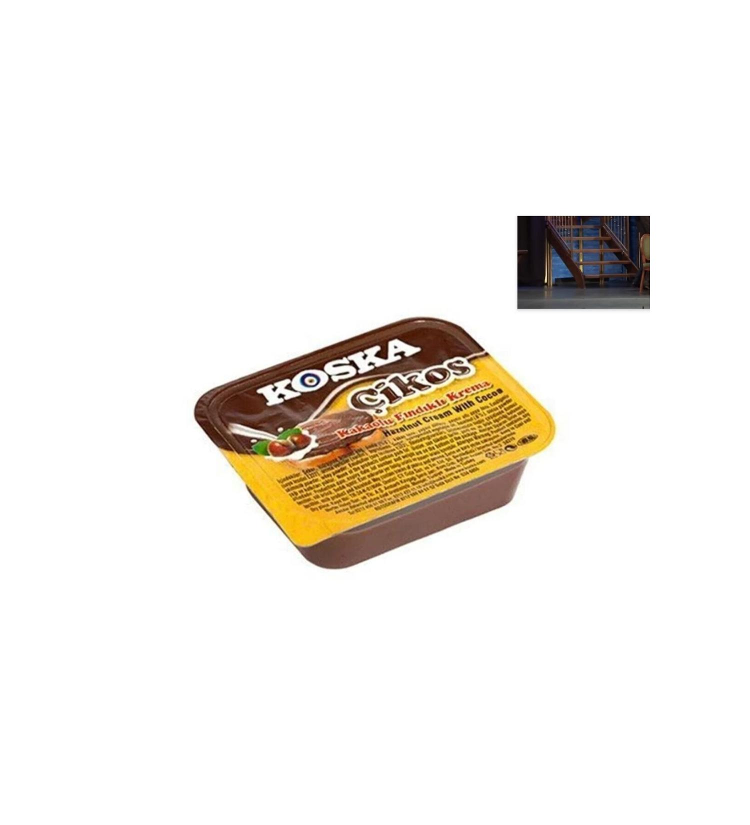 Koska ikos Cocoa Hazelnut Cream 15 Grams X 60 Pieces