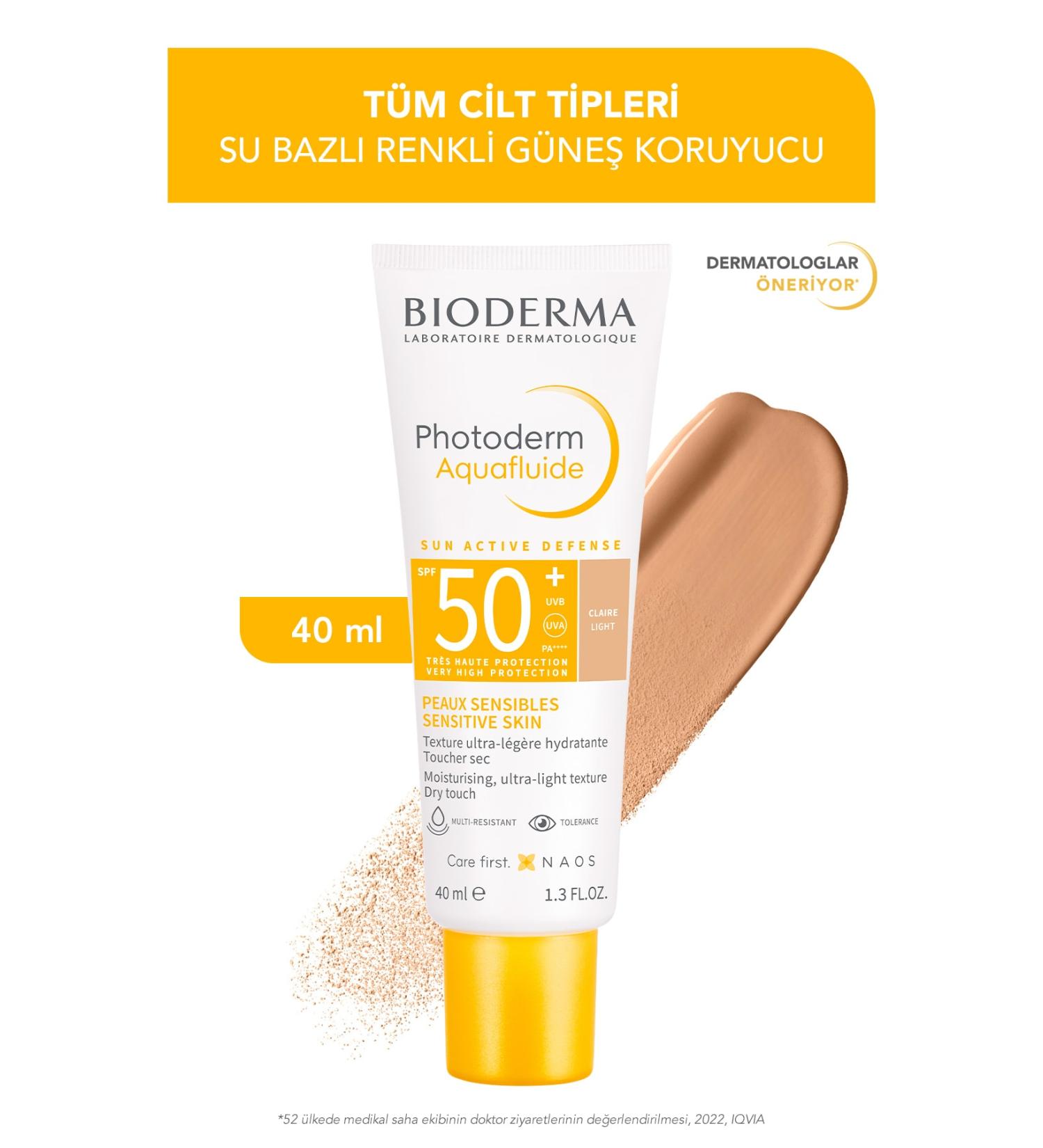 Bioderma Photoderm Aquafluid Spf 50+ Light 40 Ml