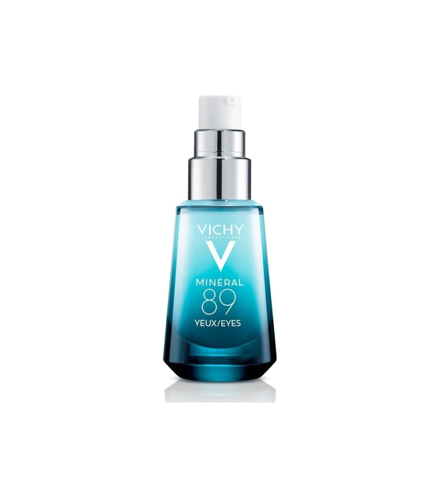 Vichy Mineral 89 Eye Cream Brightening Eye Contour Care Cream with Hyaluronic Acid and Pure Caffeine 15 ml - Buy Online on GoSupps.com