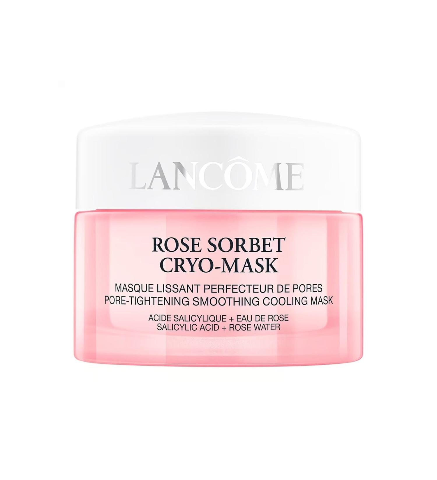 Lancome Rose Sorbet Cryo-mask - Salicylic Acid Rose Water Menthol Pore Tightening Mask 50 Ml - Buy Online on GoSupps.com