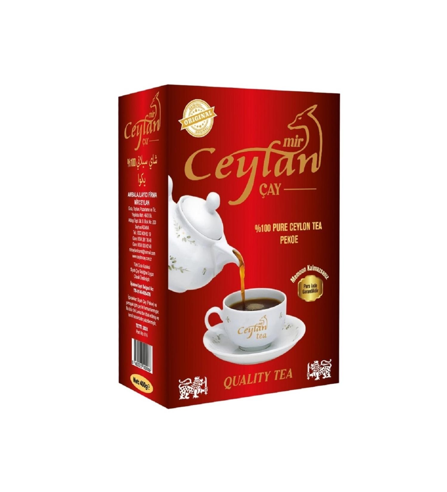 Ceylan tea 800 gr Imported Ceylon Sri Lanka Ceylon Black Leaf Smuggled Tea