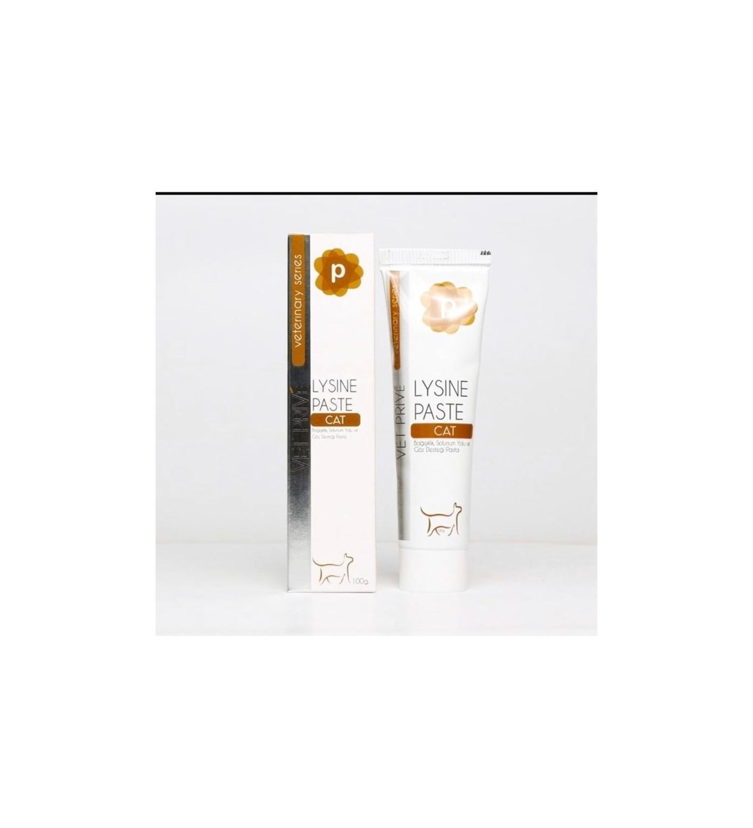 VetPrive Vet Prive Lysine Paste / Immune Respiratory and Eye Support Paste for Cats 100 Gr