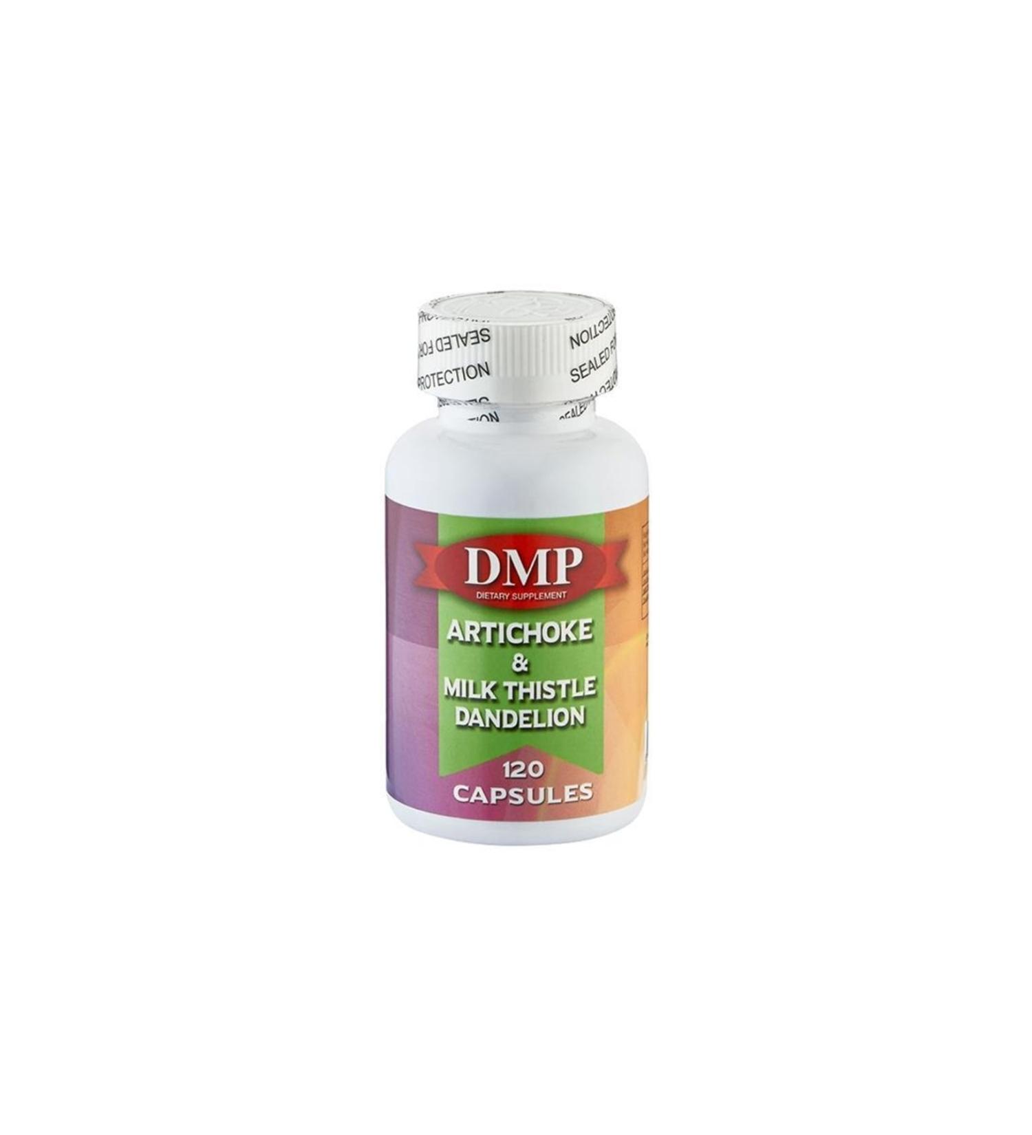 DMP Artichoke Virgin Thistle Dandelion 120 Capsules Artichoke Milk Thistle Dandelion