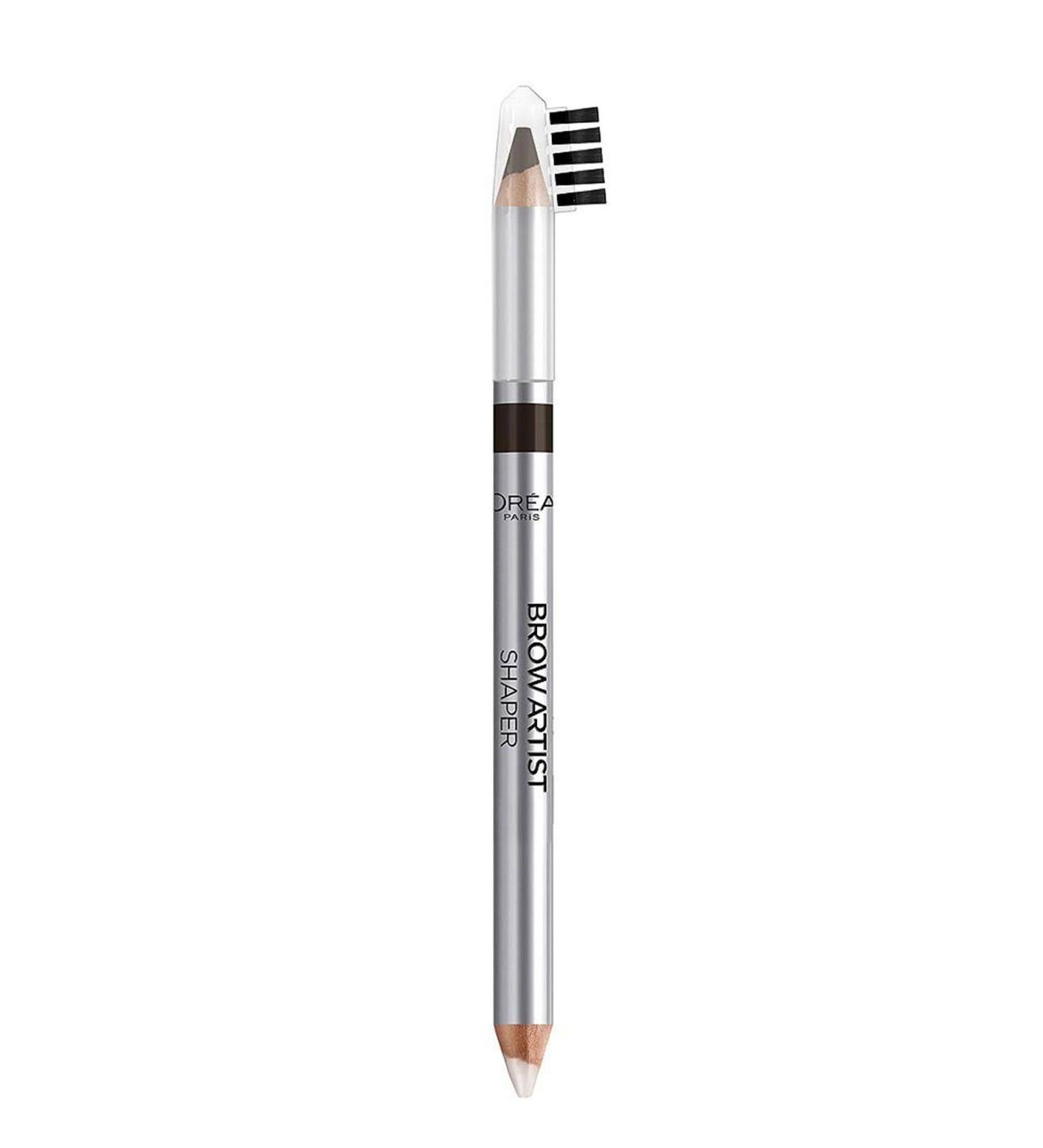 L'Oreal Paris Dark Brown Eyebrow Pencil - Brow Artist Shaper 04 Dark Brunette 3600522426820