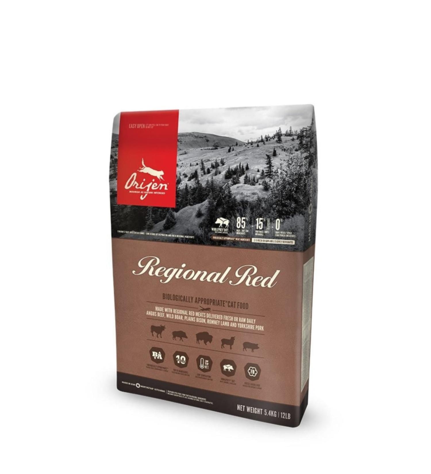 Orijen Regional Red Cat Food 1.8 Kg For All Breeds and Life Stages