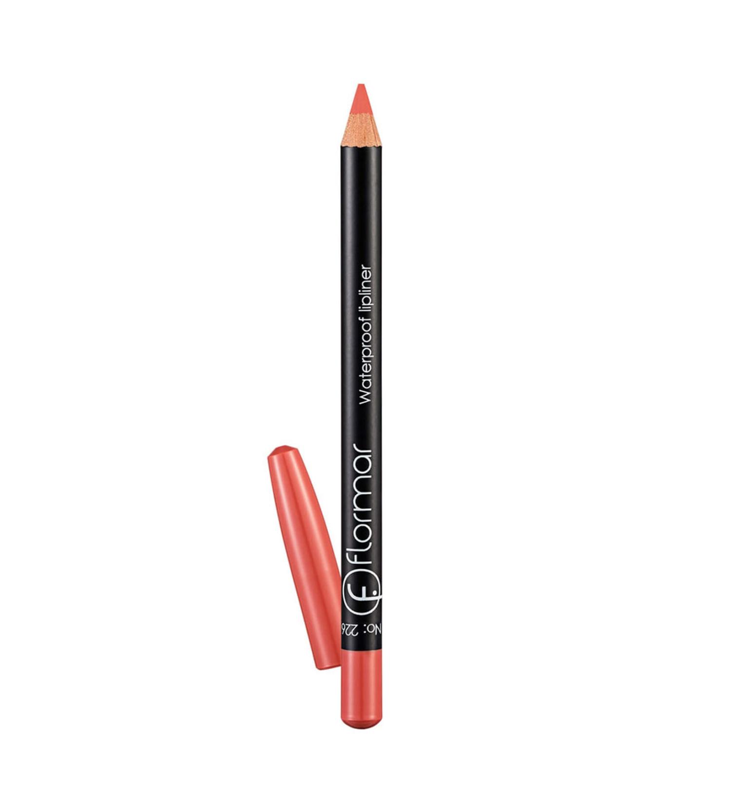 Flormar Waterproof Lipliner - Waterproof Lip Pencil No:226 Peach Coral 1.14 g 8690604111268
