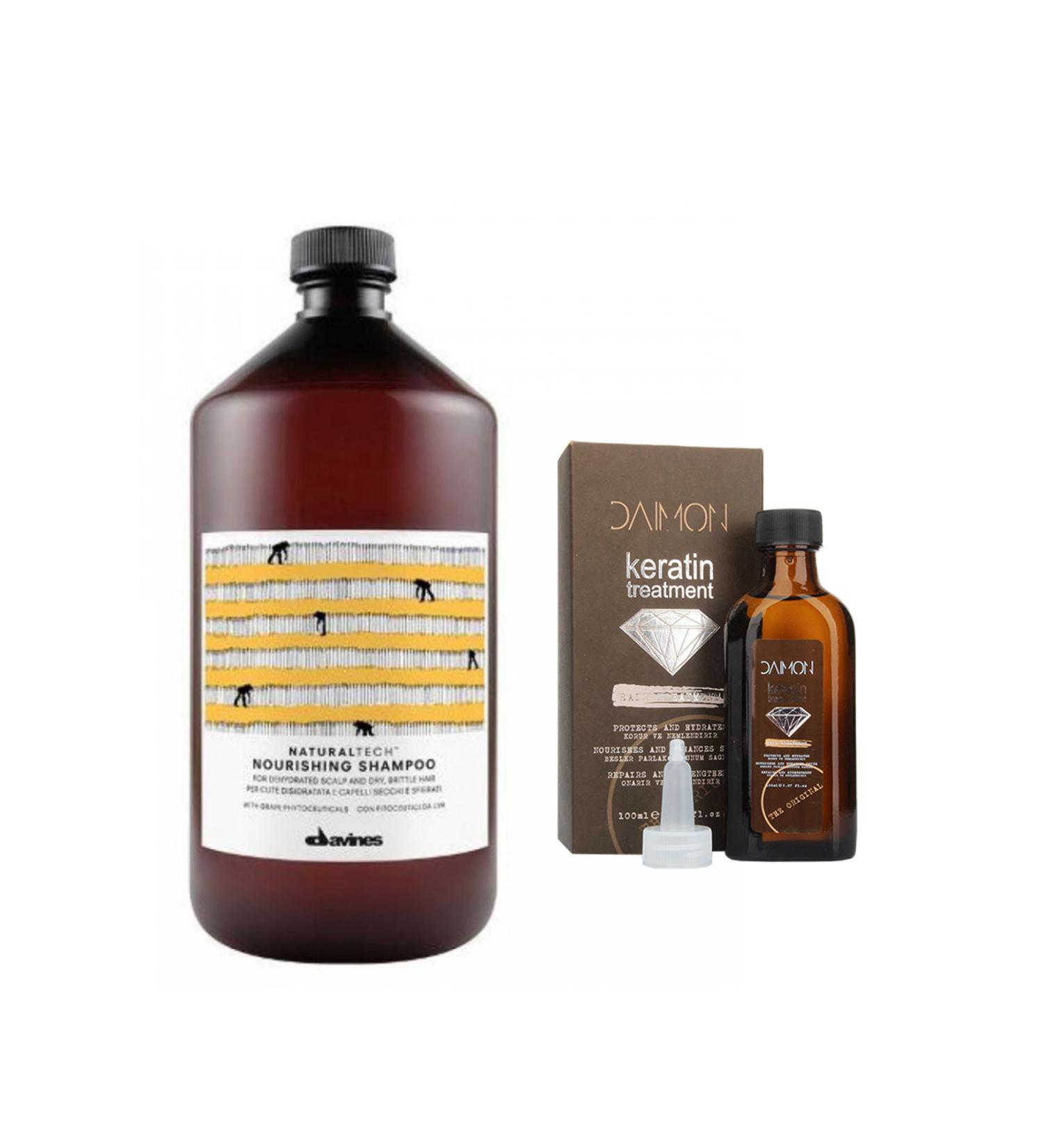 Davines Nourishing Shampoo 1000 ml + Daimon oil 100 ml 2840095011175
