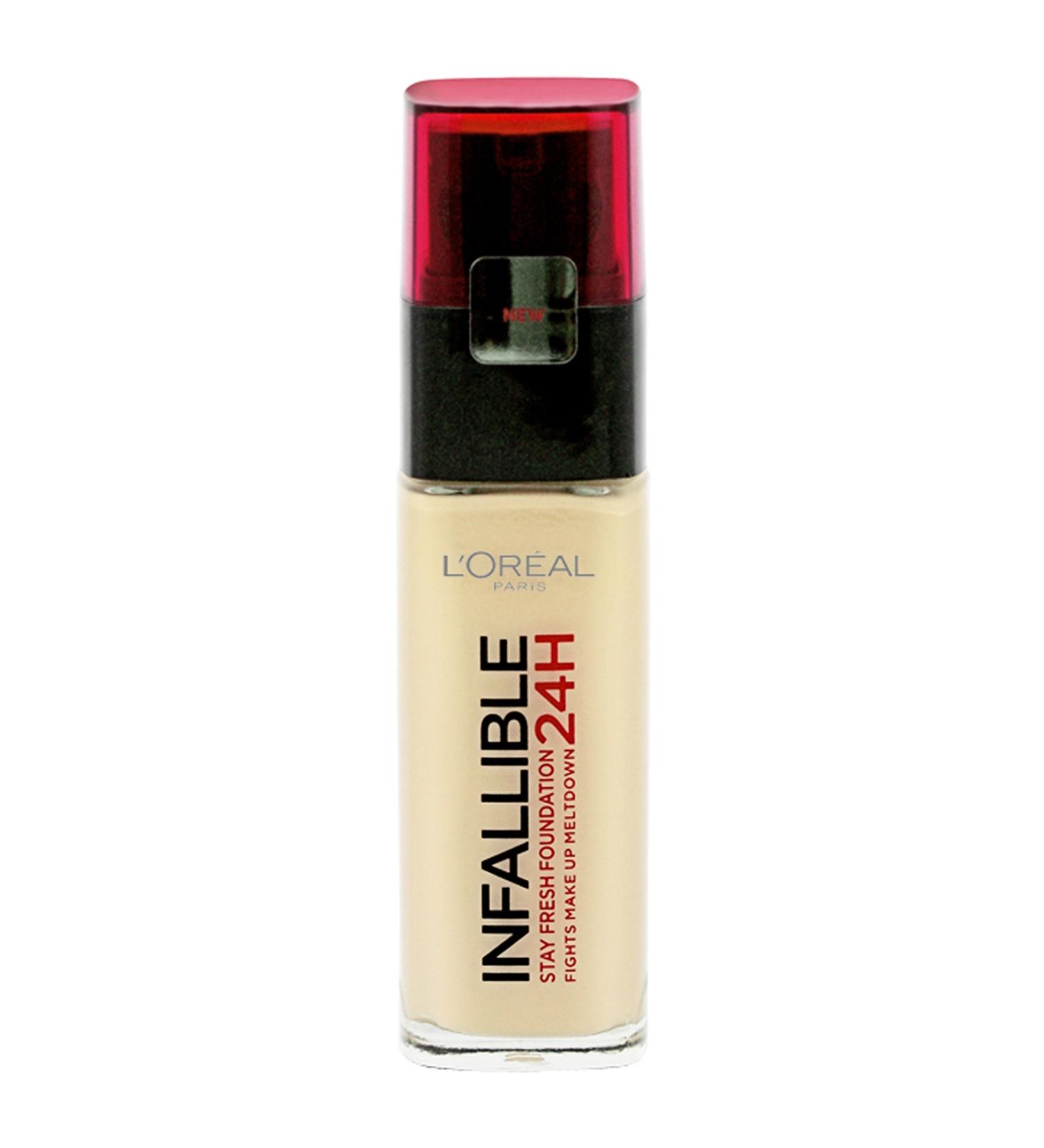 L'Oreal Paris Long-Lasting Foundation - Infallible 24H Foundation 125 Naturel Rose 30 ml 3600522690399