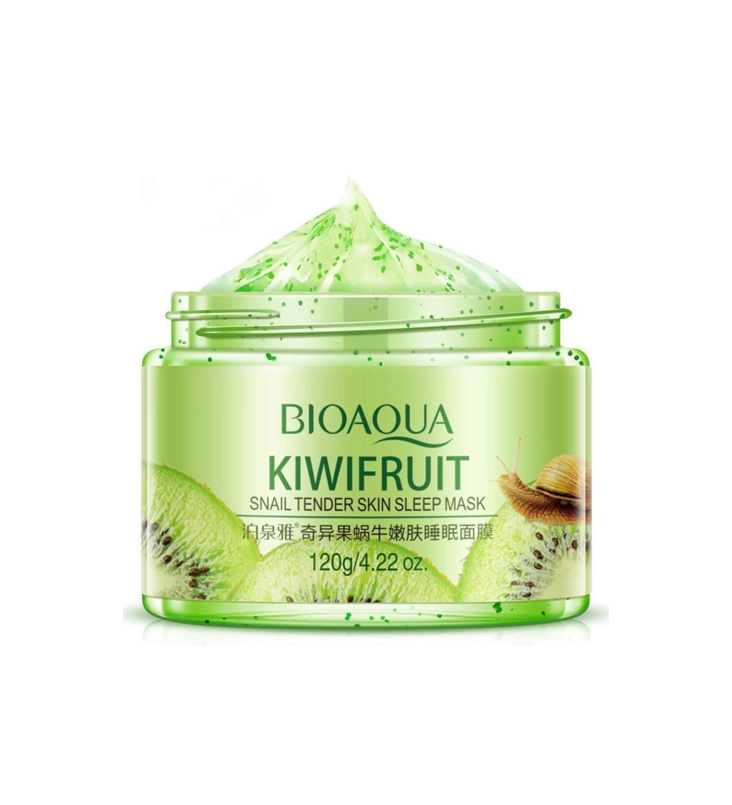 BIOAQUA Snail and Kiwi Anti-Age Night Cream Sleeping Mask 120 gr - Buy Online on GoSupps.com