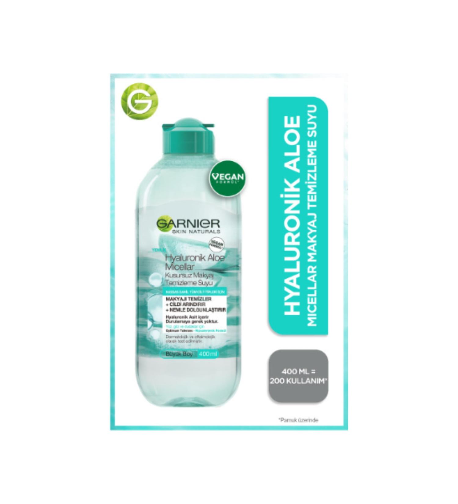 Garnier Micellar Make-Up Remover Water Hyaluronic Aloe 400 Ml